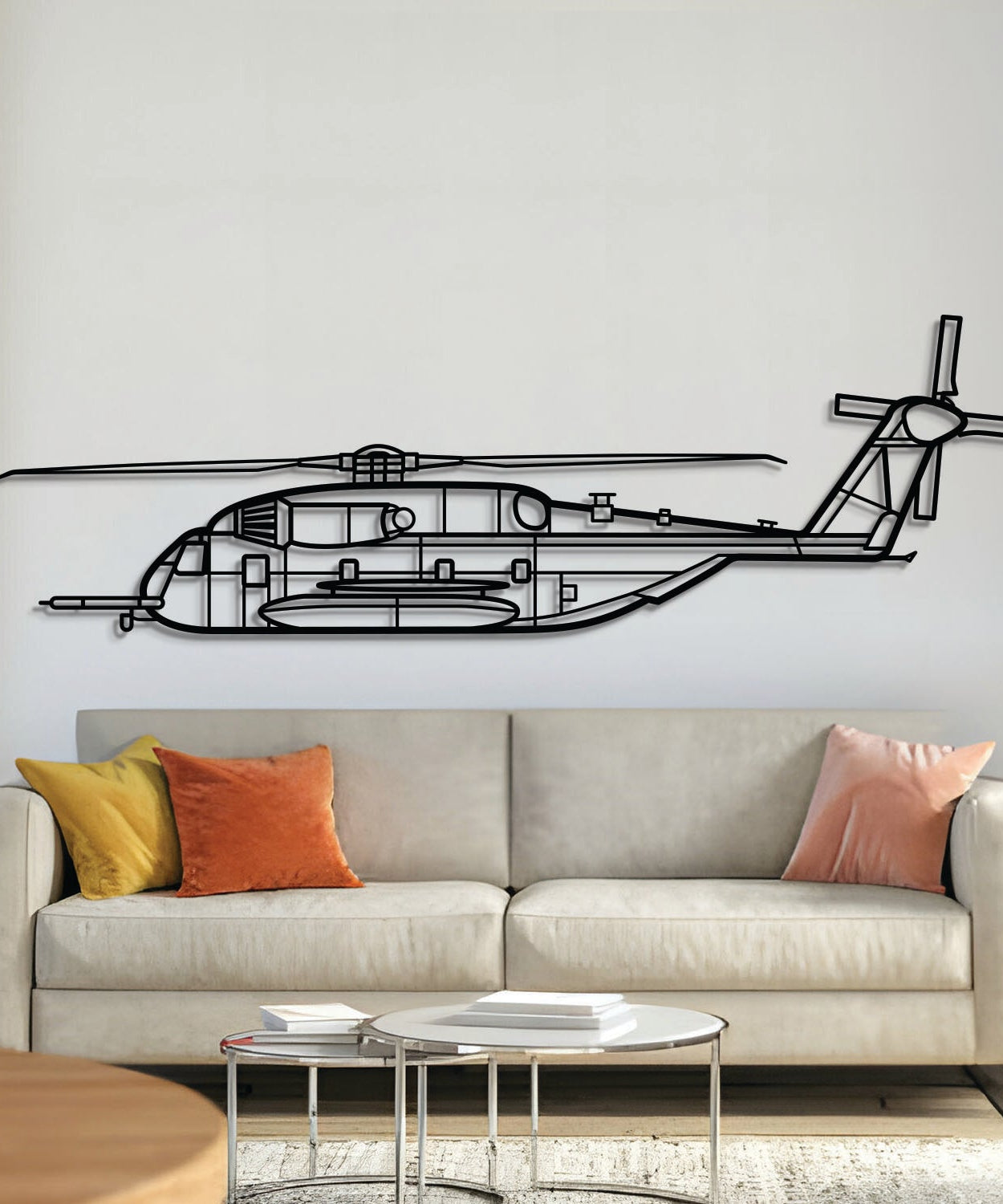 CH-53E Super Stallion Metallflugzeug Wandkunst - NCP0265