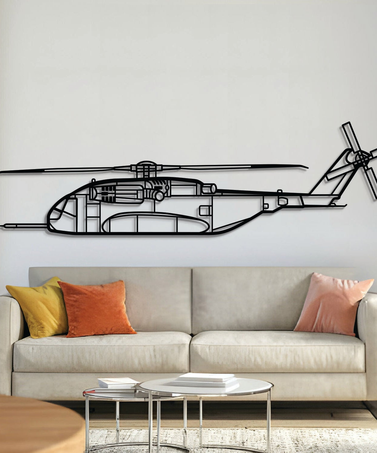 CH-53K King Stallion Wandkunst aus Metall - NCP0044
