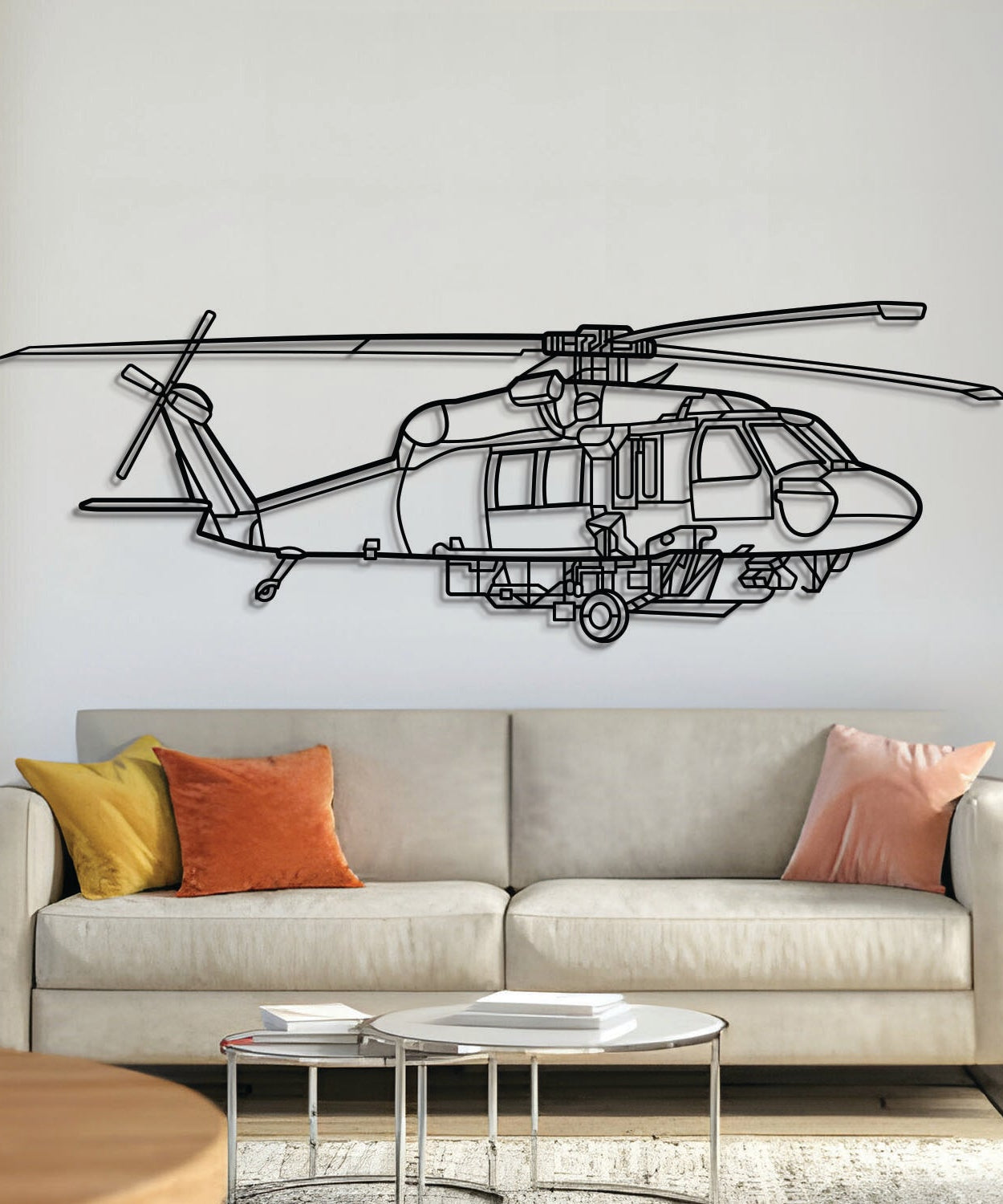 S70i Metallflugzeug-Wandkunst – NCP0492