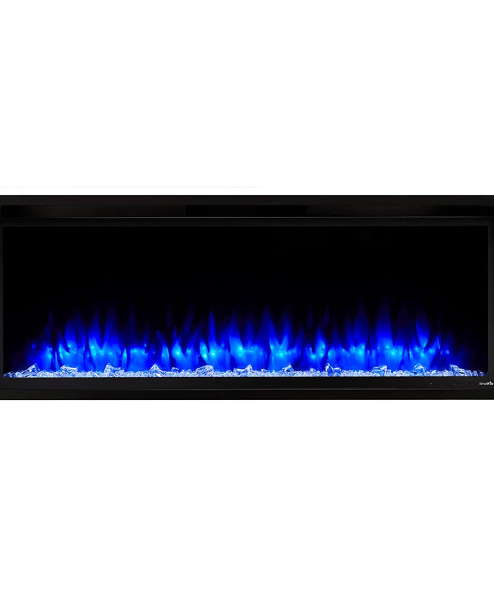 SimpliFire Allusion Platinum Recessed Linear Electric Fireplace [SF-ALLP50/60/72-BK] (SAK96415)