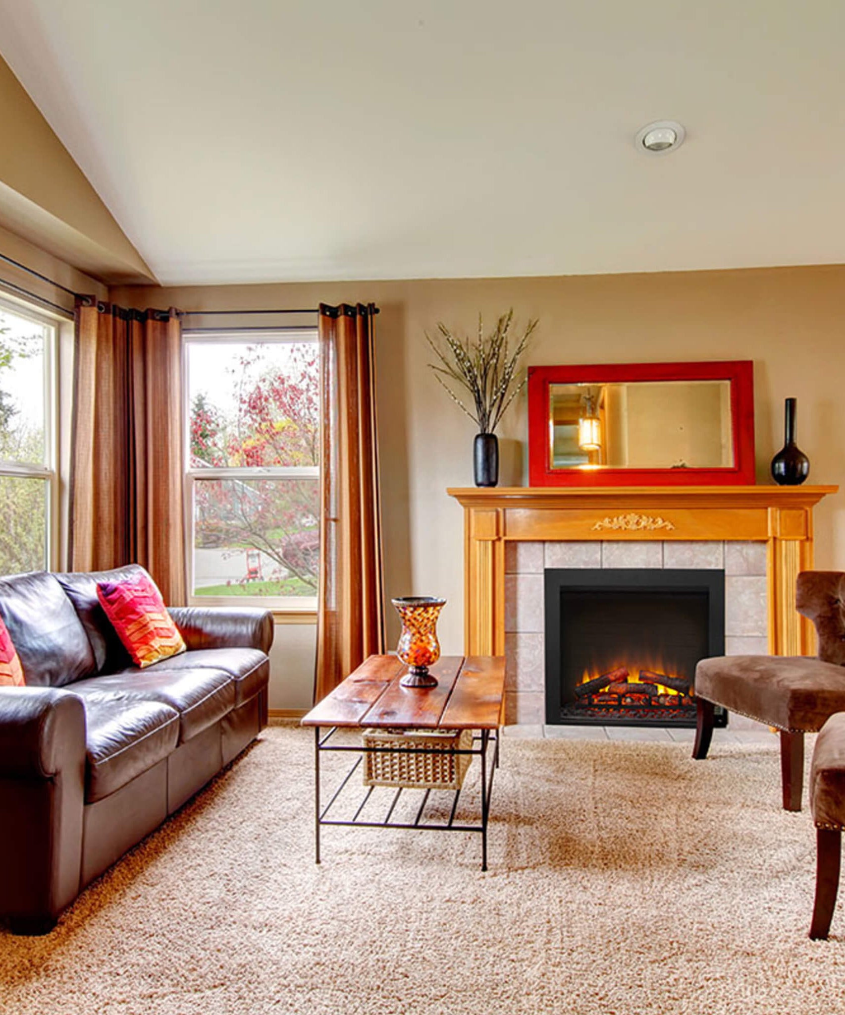 Simplifire Built-In Traditional Electric Fireplace [SF-BI36-EB] (SAK19539)