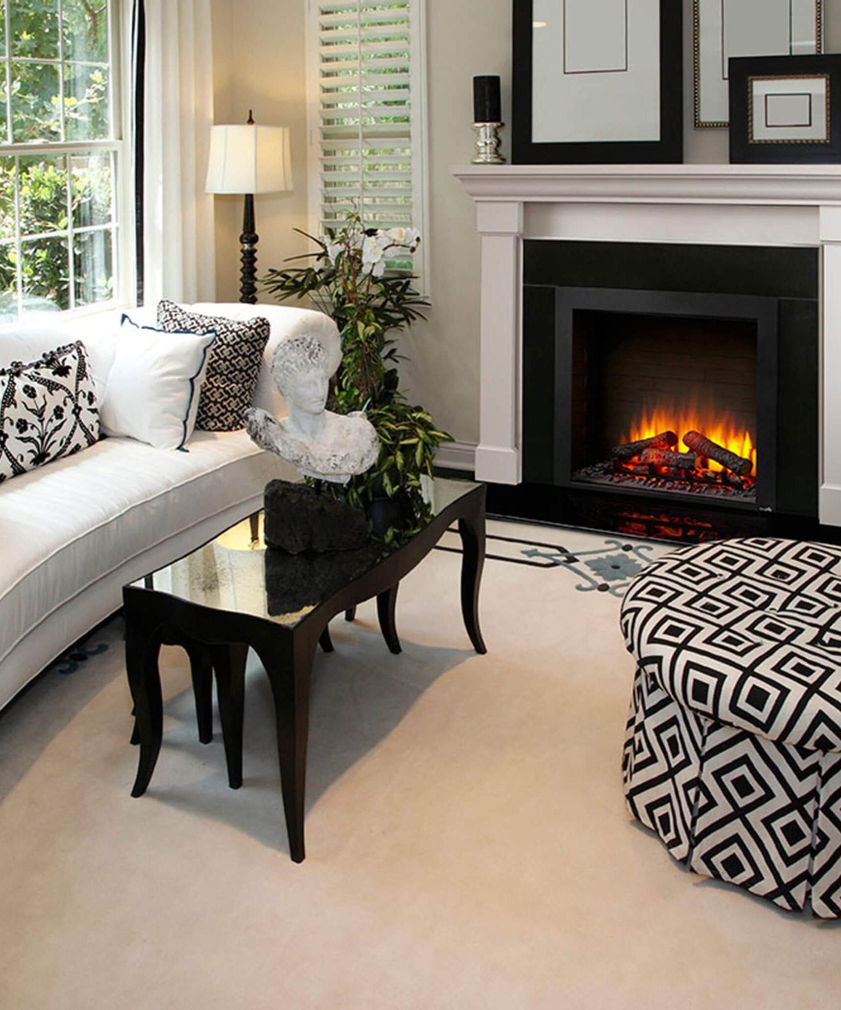 Simplifire Built-In Traditional Electric Fireplace [SF-BI36-EB] (SAK19539)