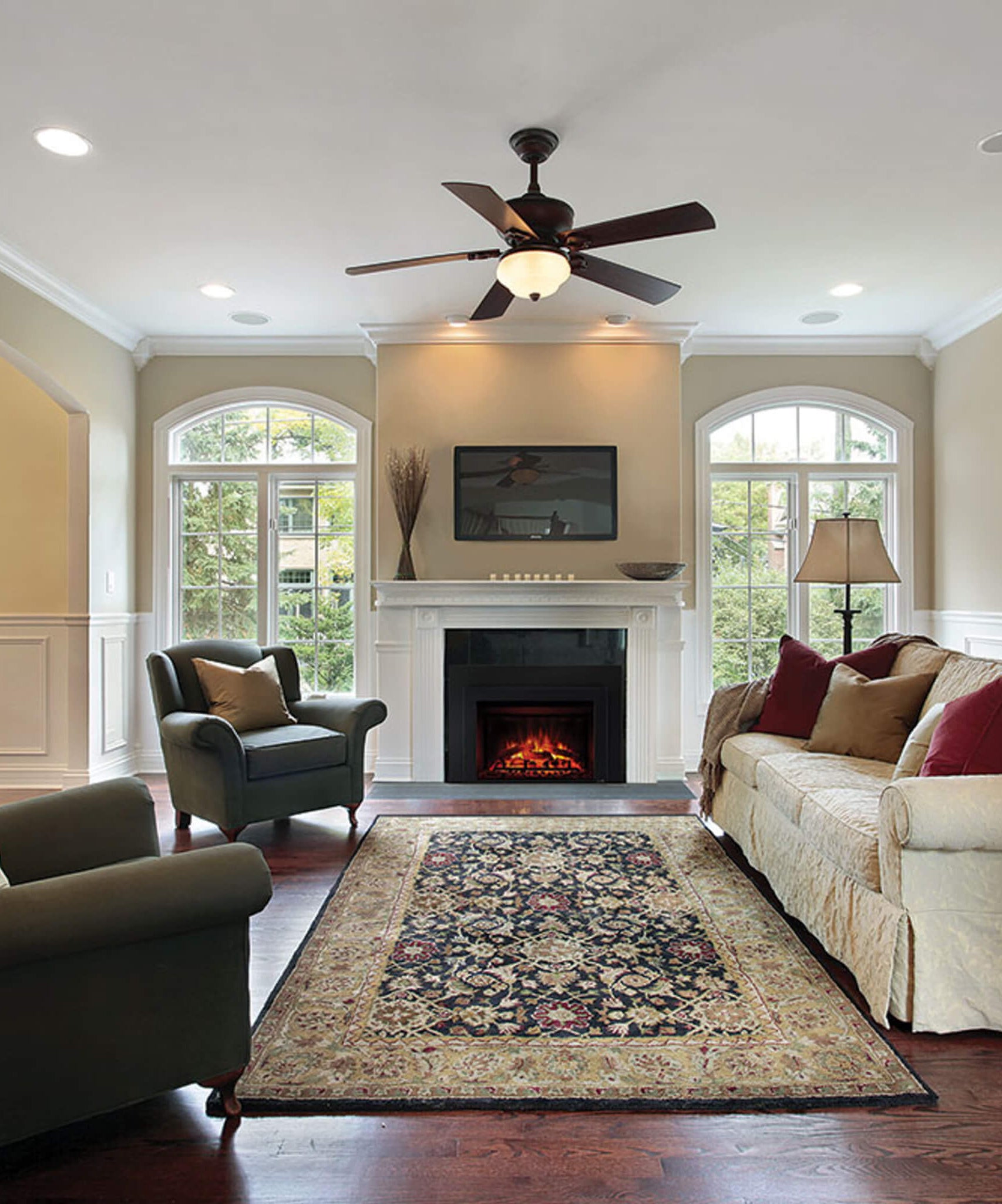 Simplifire Built-In Traditional Electric Fireplace [SF-BI36-EB] (SAK19539)