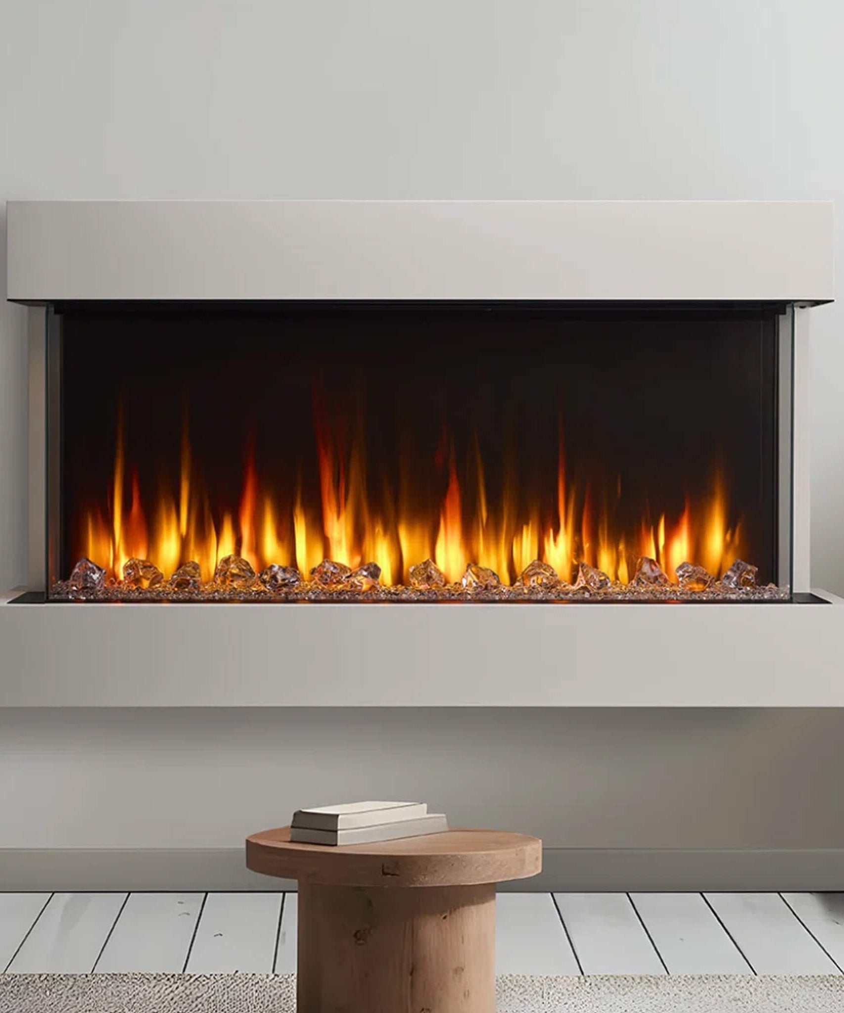 SimpliFire Triton Multi-View Smart Linear Electric Fireplace [SF-TR50/65/78] (SAK23691)