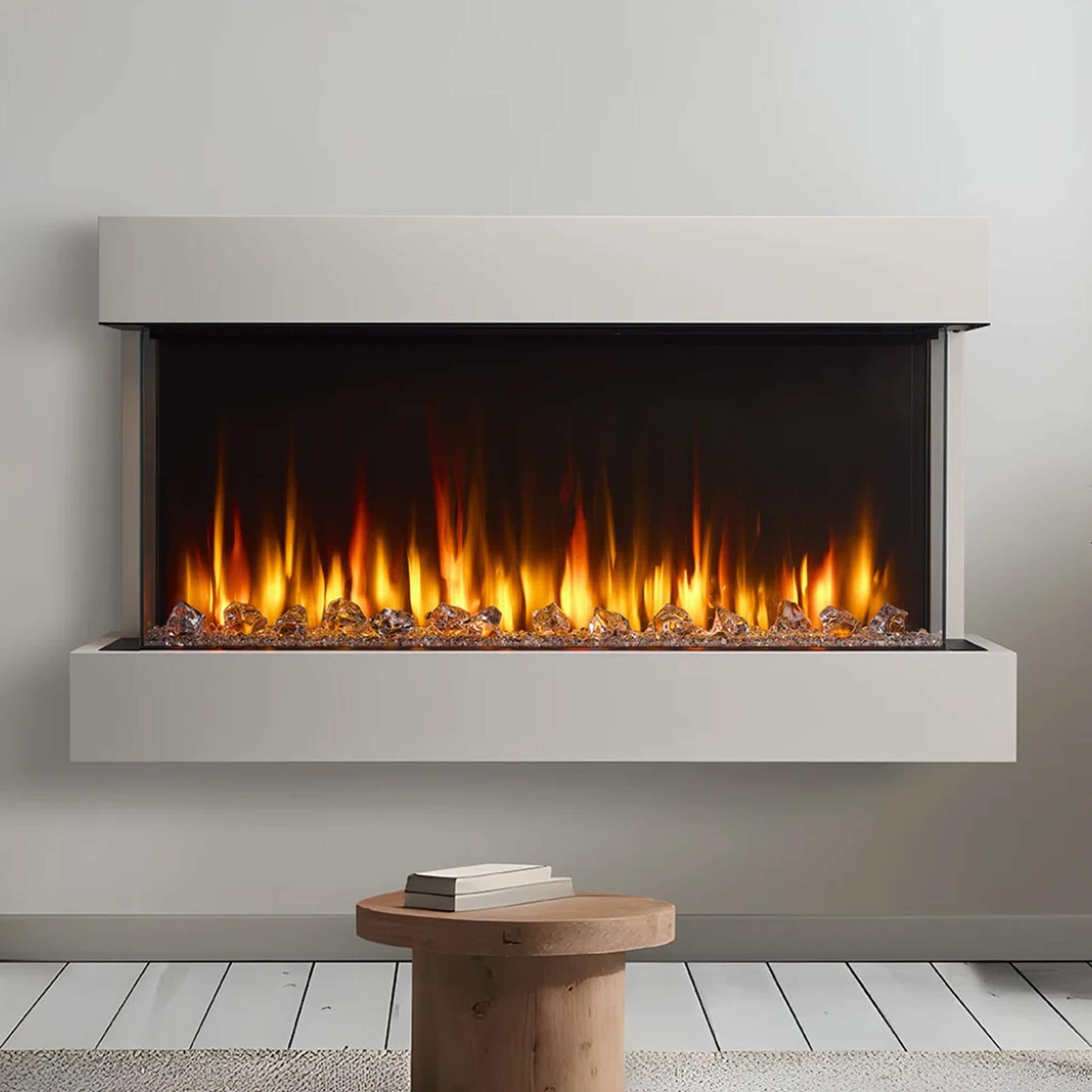 SimpliFire Triton Multi-View Smart Linear Electric Fireplace [SF-TR50/65/78] (SAK23691)