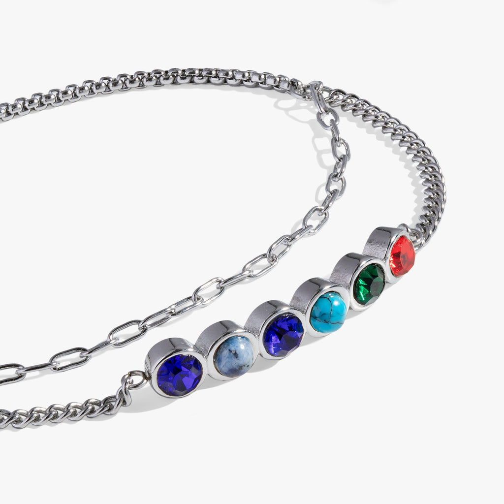 Sister Hidden Message Acrostic Bolo Bracelet