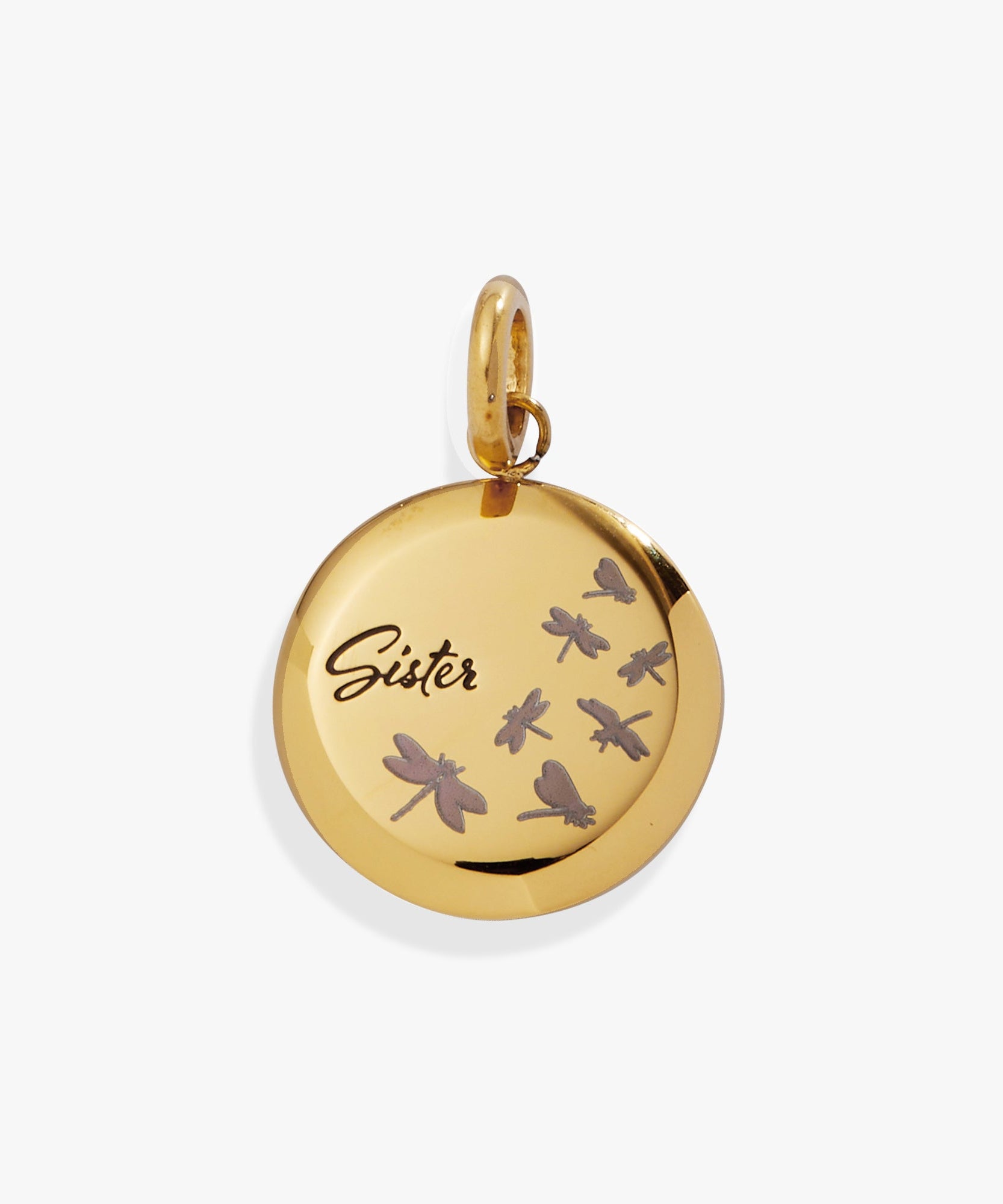 Sister Dragonfly Disc Charm
