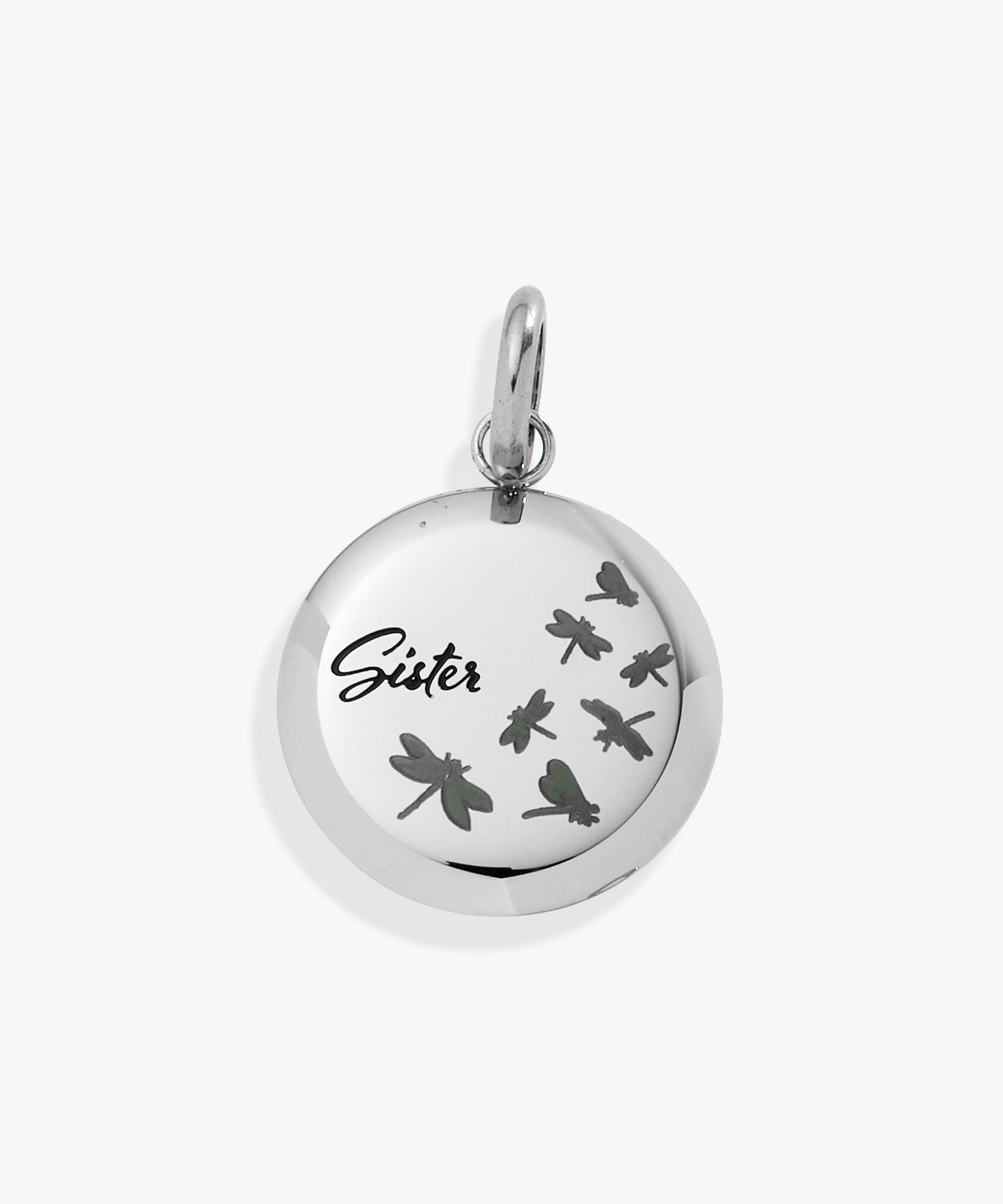 Sister Dragonfly Disc Charm