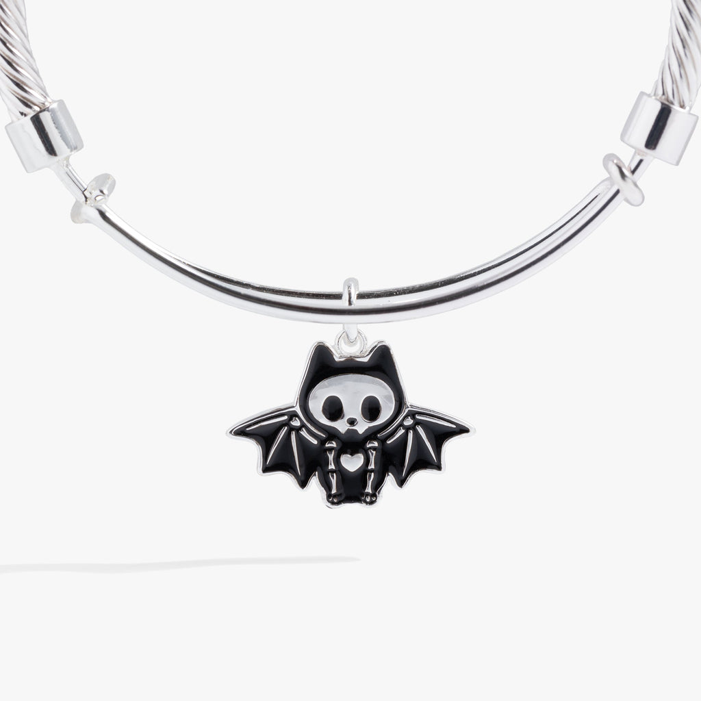 Bat Skeleton Bangle Bracelet