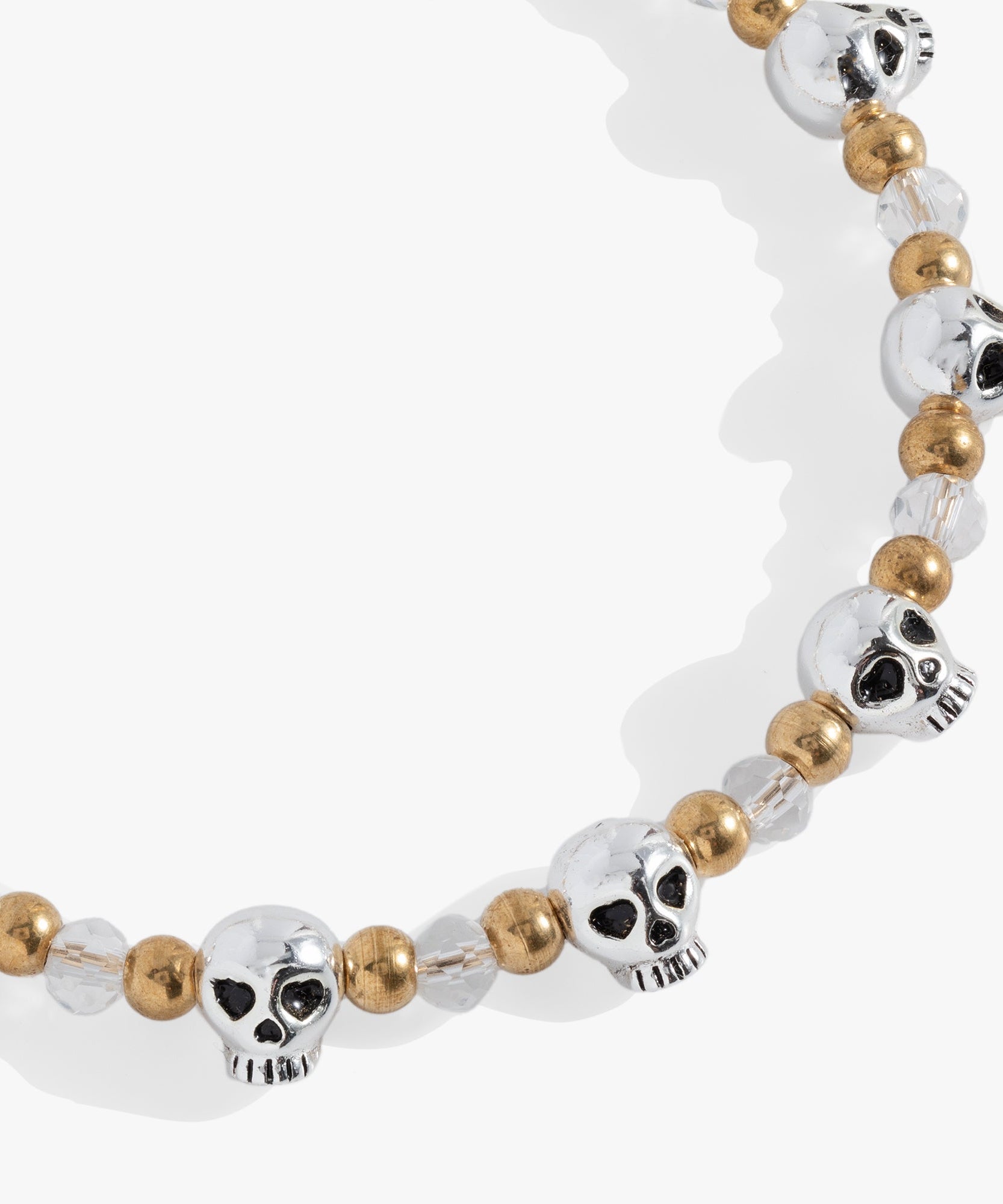 Skull Beaded Bangle