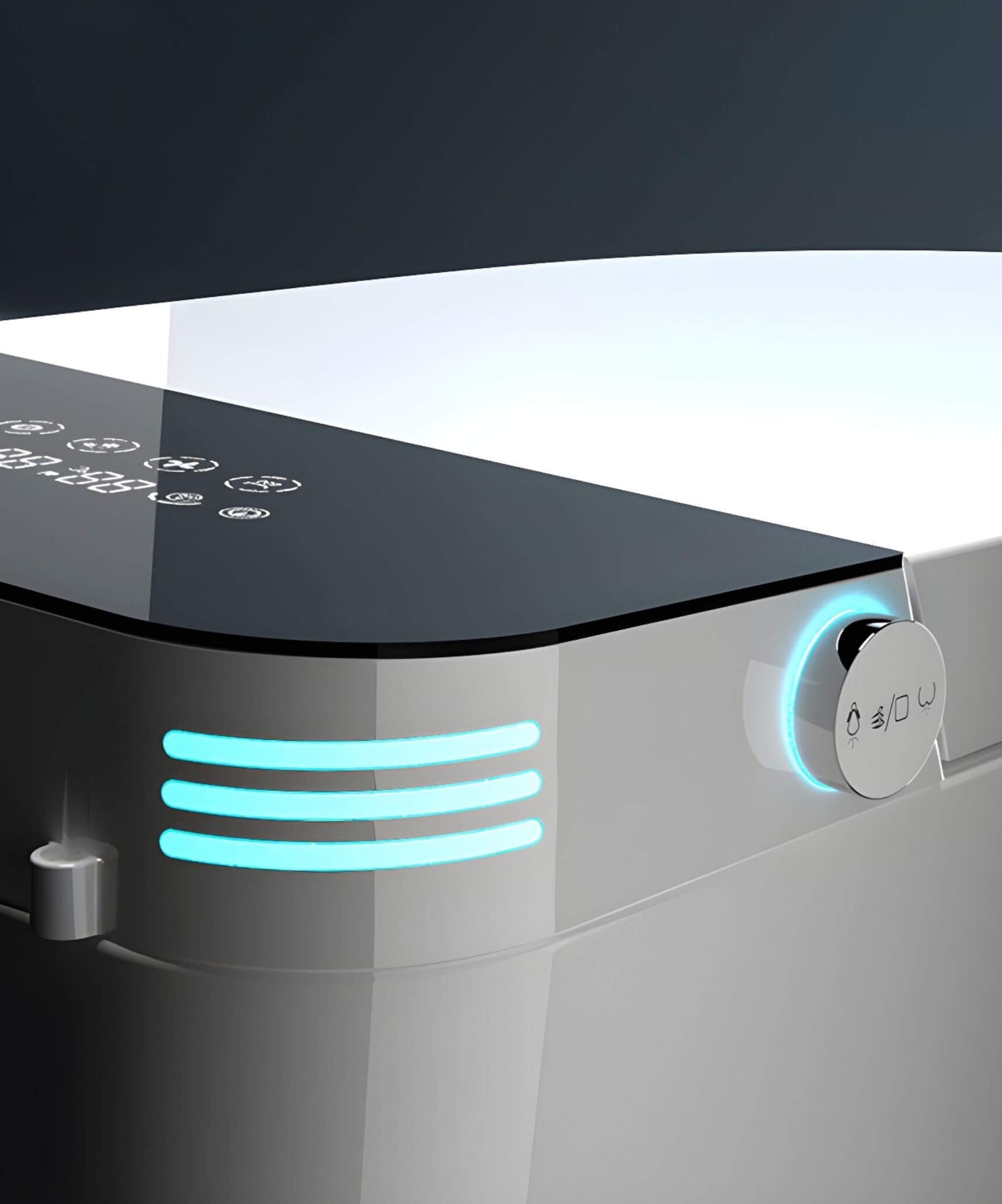 Nuvia Smart Auto Dual Flush Tankless Toilet With Heated Bidet, Auto Open And Close (SAK37415)
