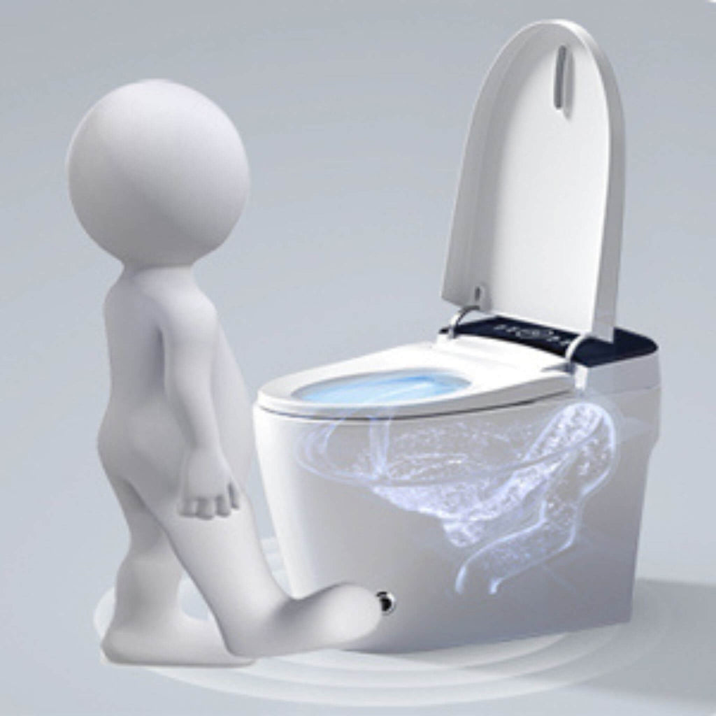 Nuvia Smart Auto Dual Flush Tankless Toilet With Heated Bidet, Auto Open And Close (SAK37415)