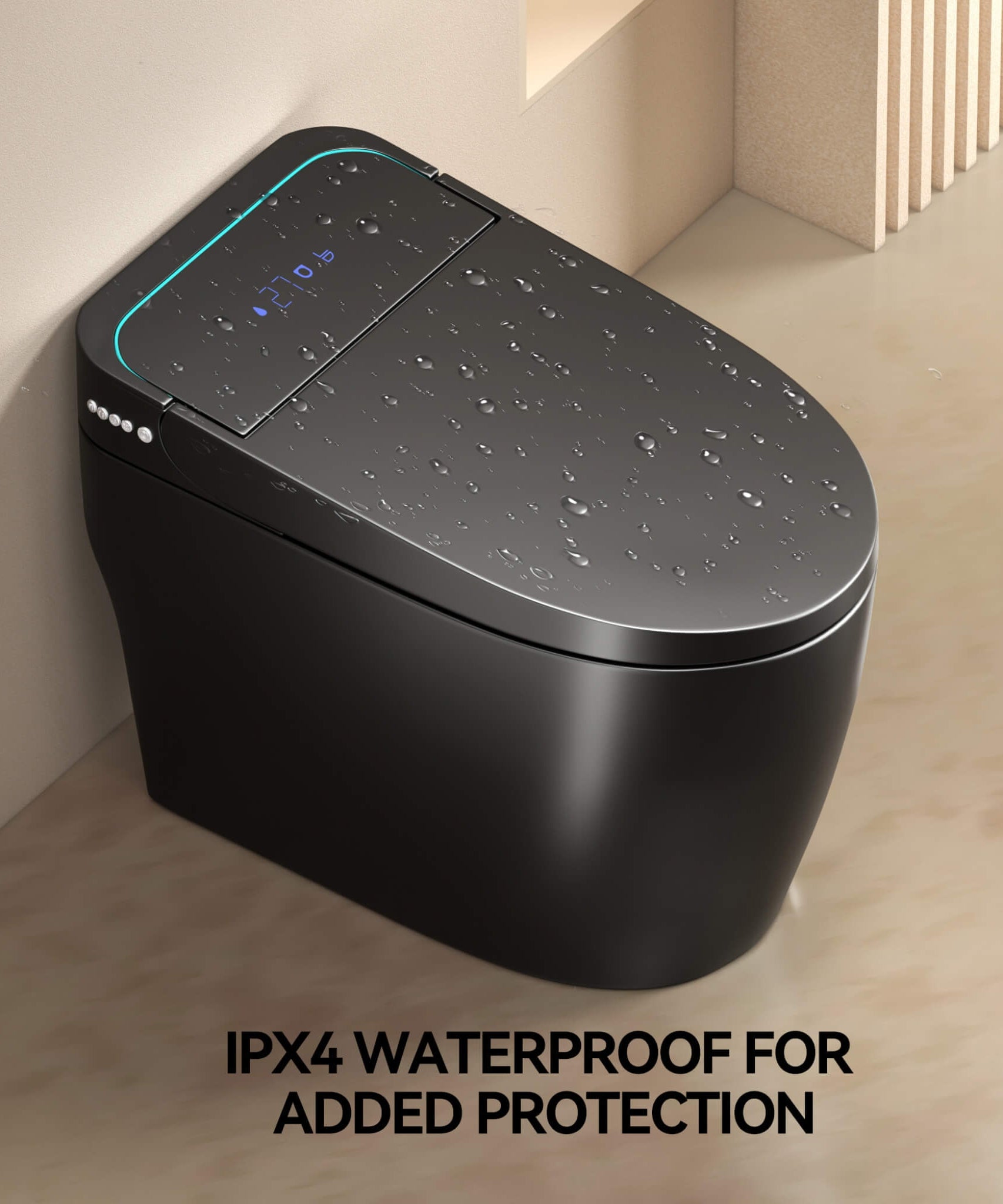 Nuvia Smart One-Piece Bidet Toilet With Auto Open/Close Seat And Dryer (SAK86135)