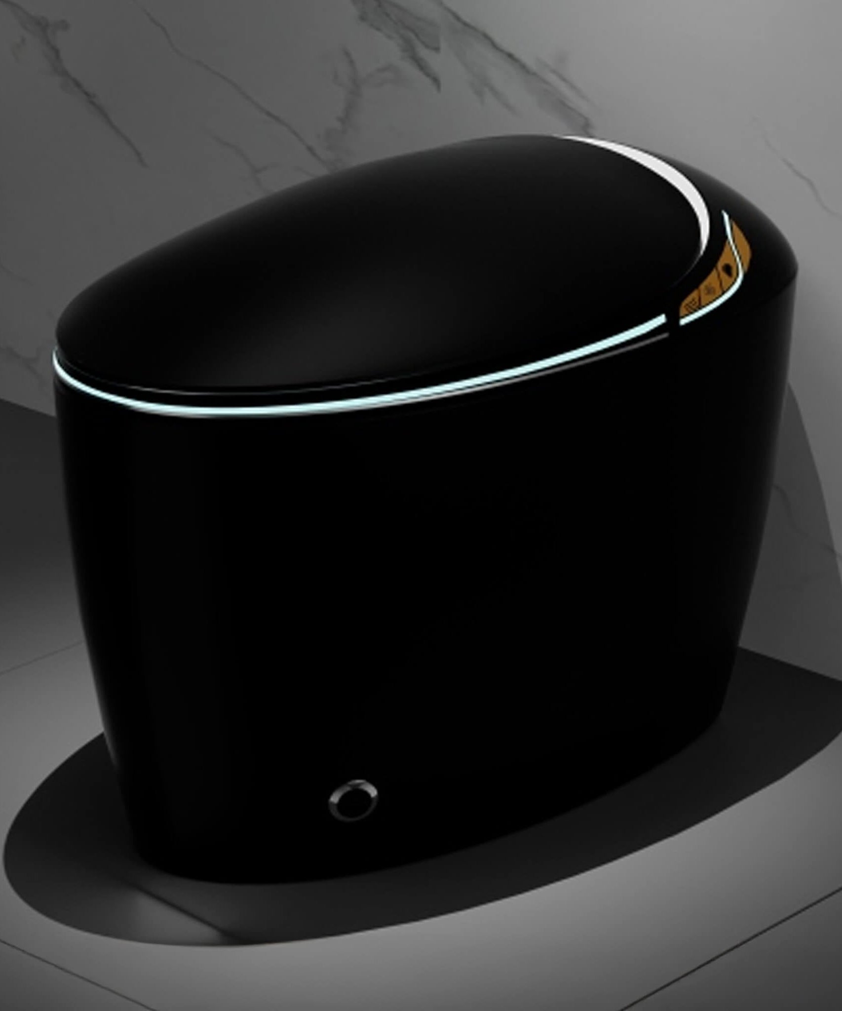 Nuvia Smart One-Piece Toilet With Bidet, Foot Sensor, LED Display And Dryer (SAK80112)