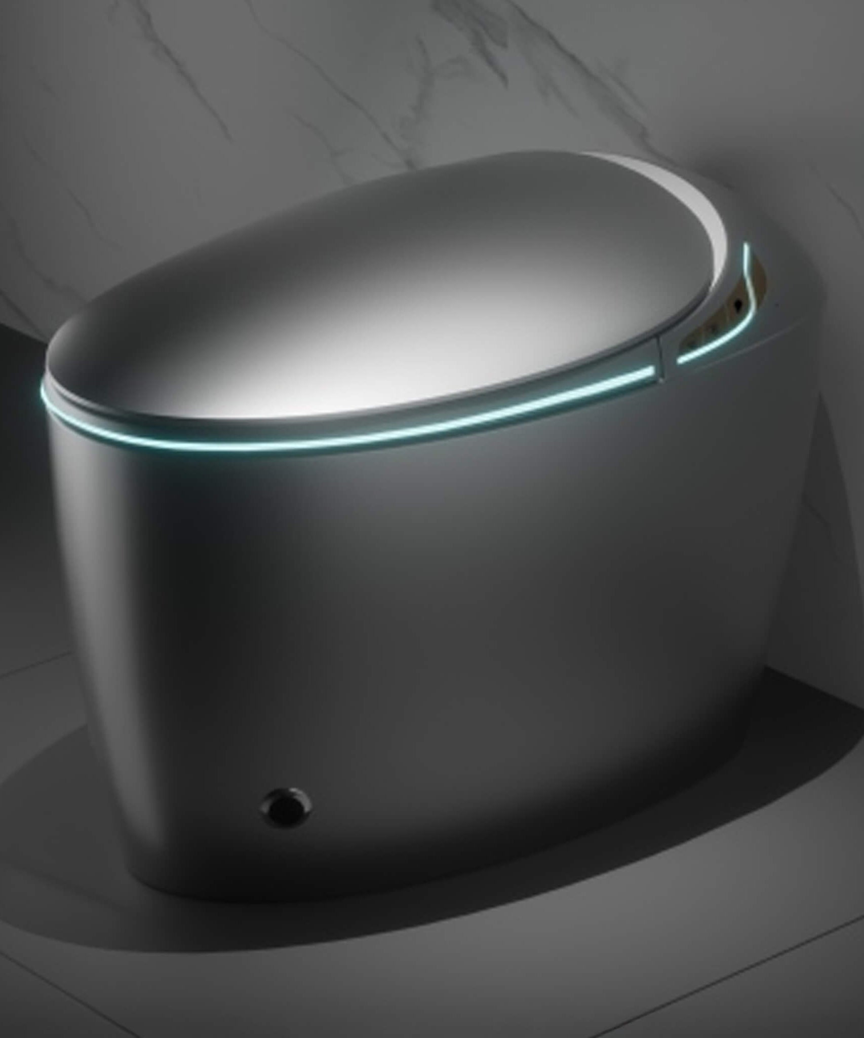 Nuvia Smart One-Piece Toilet With Bidet, Foot Sensor, LED Display And Dryer (SAK80112)