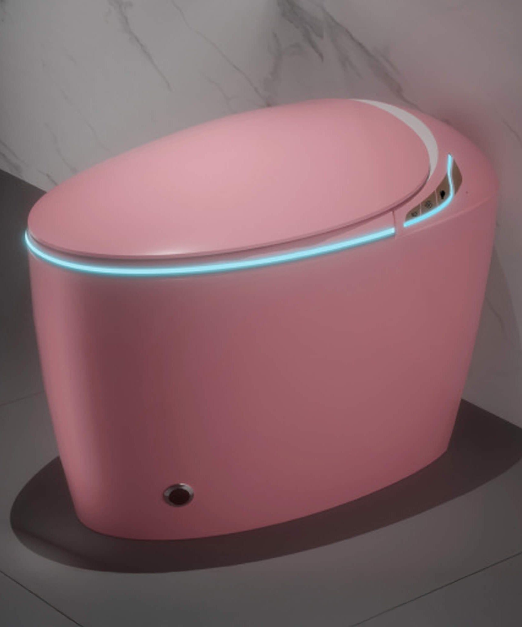 Nuvia Smart One-Piece Toilet With Bidet, Foot Sensor, LED Display And Dryer (SAK80112)