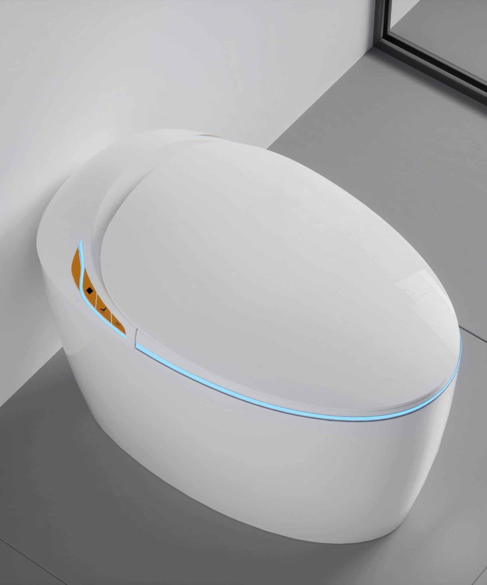 Nuvia Smart One-Piece Toilet With Bidet, Foot Sensor, LED Display And Dryer (SAK80112)