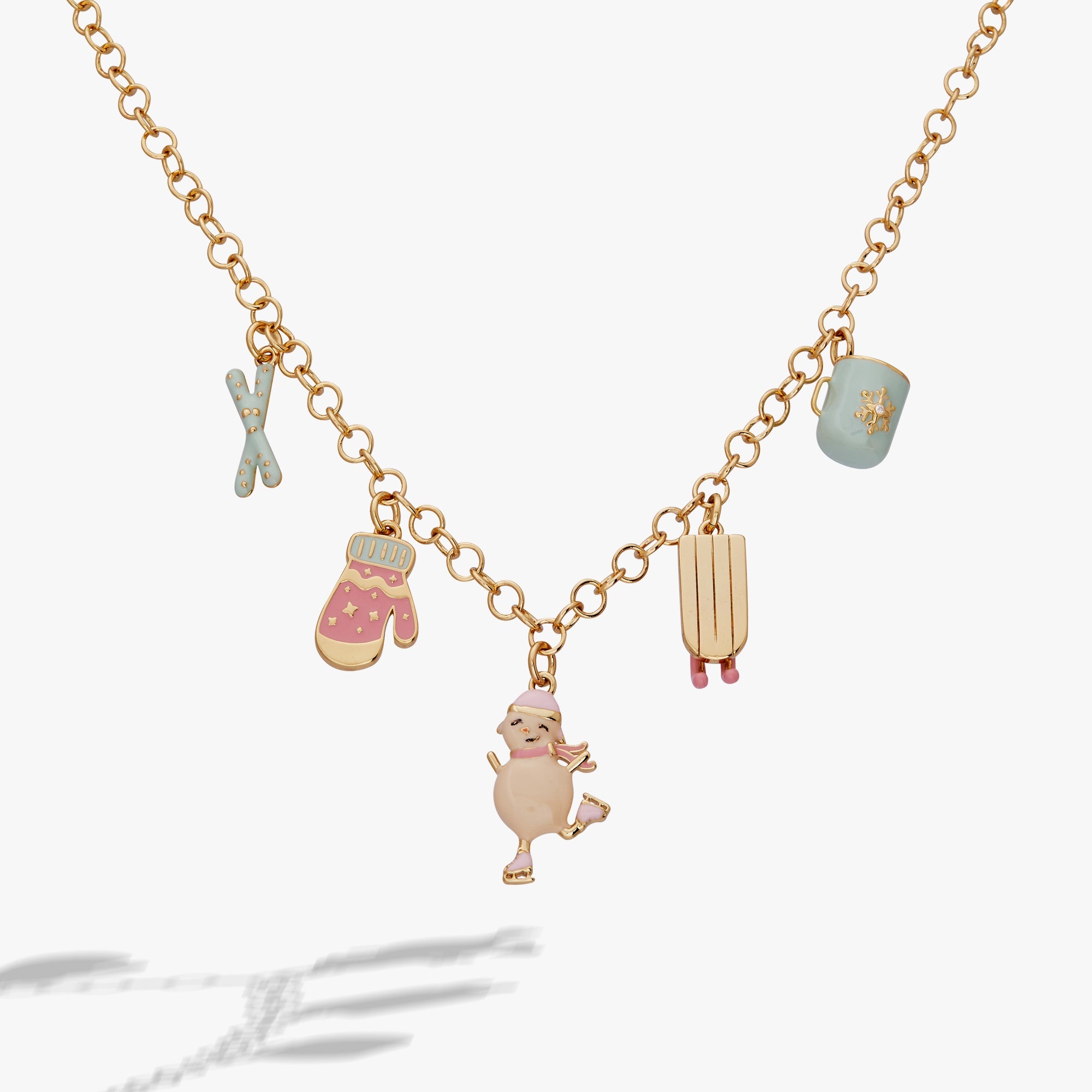Winter Wonderland Multi Charm Necklace