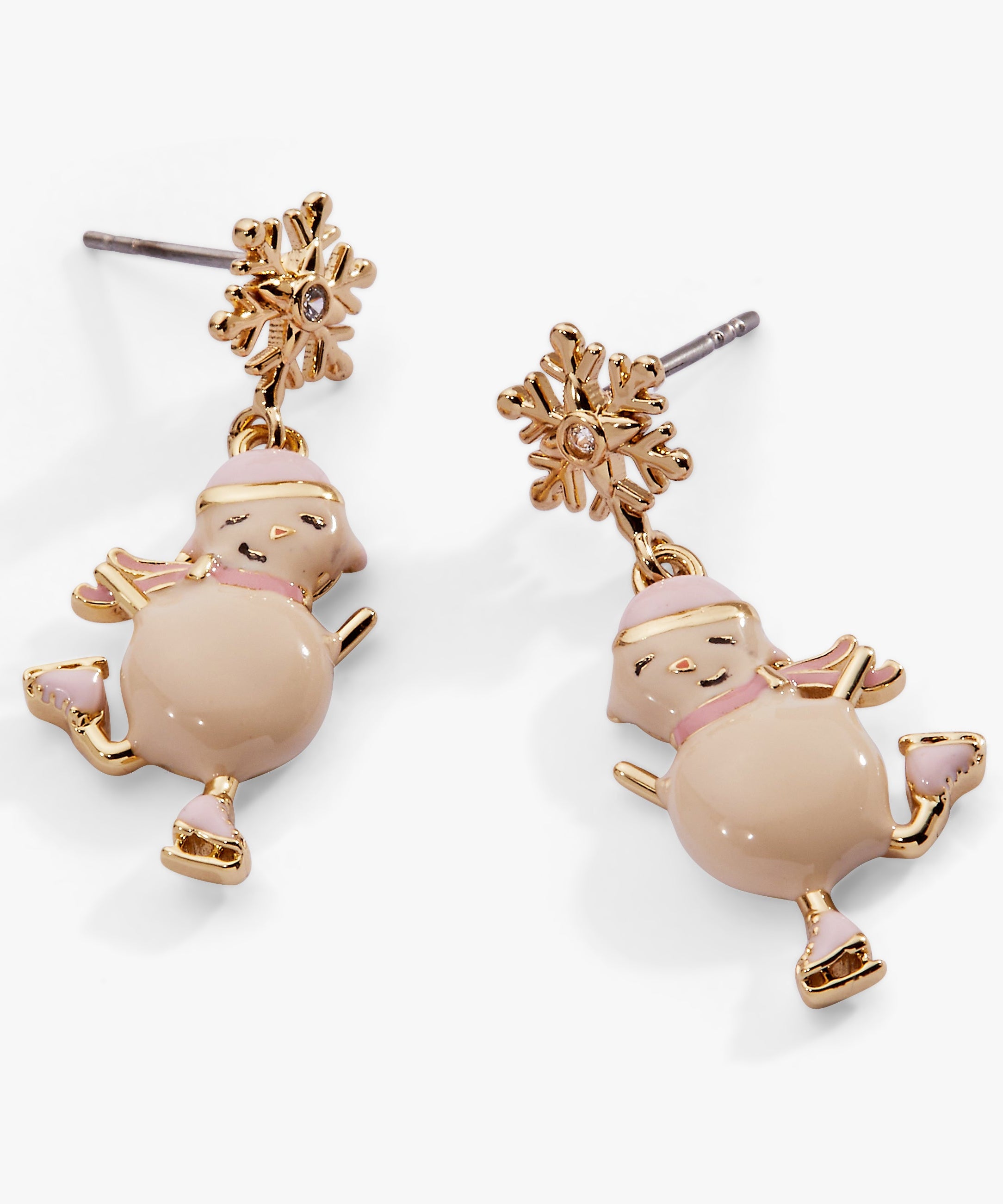 Winter Wonderland Snowman Drop Earrings