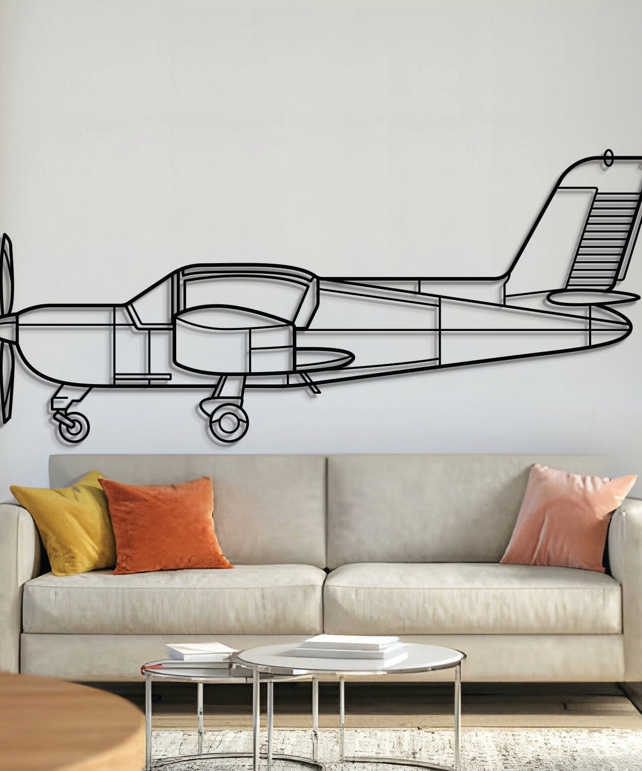 Rallye Metallflugzeug Wandkunst - NCP0488