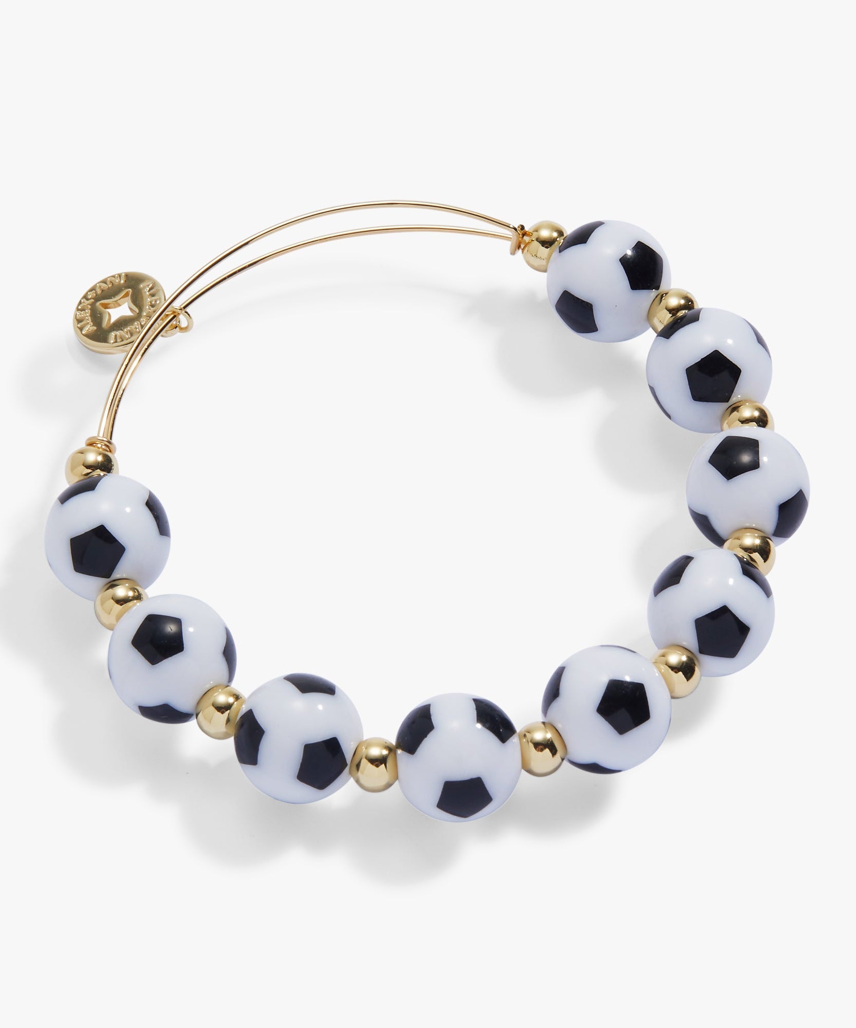 Soccer Oversized Beaded Bangle