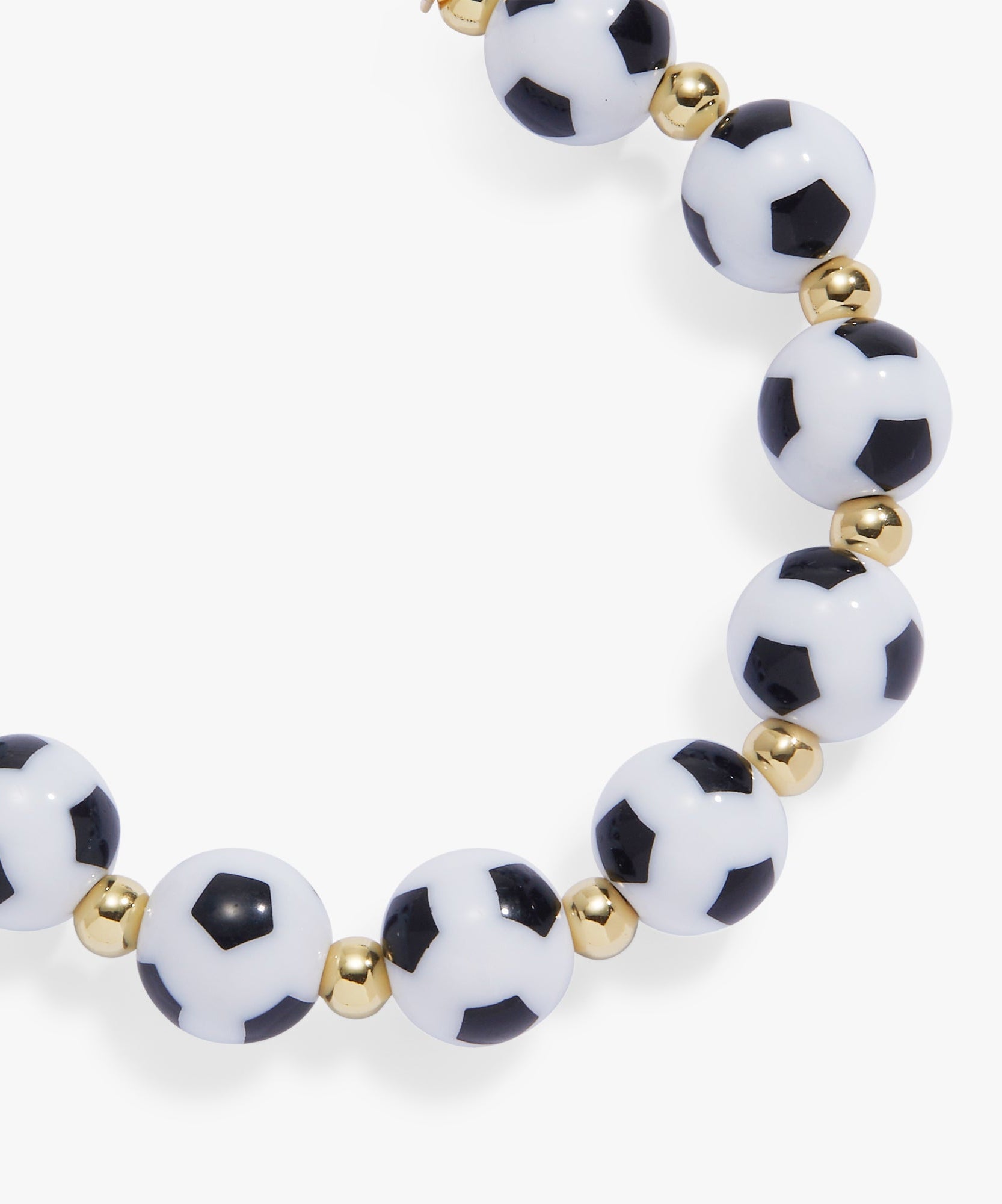 Soccer Oversized Beaded Bangle