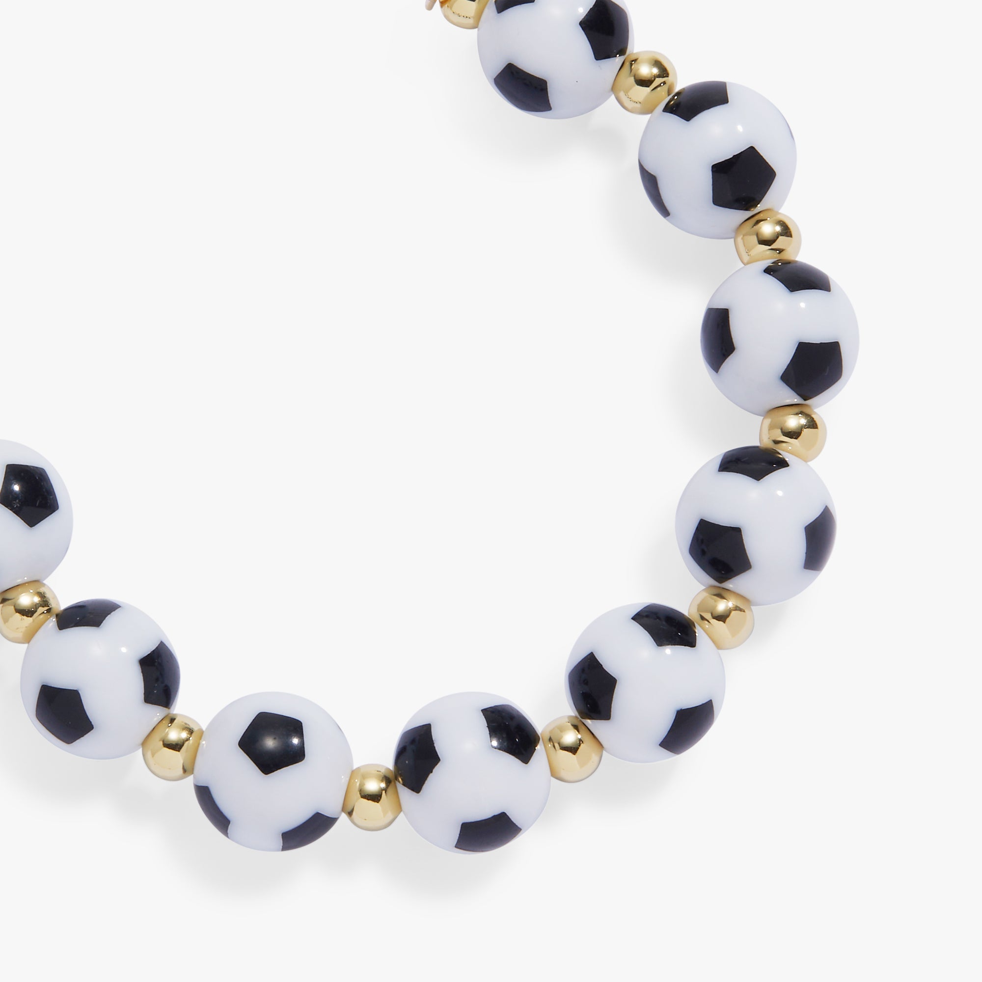 Soccer Oversized Beaded Bangle