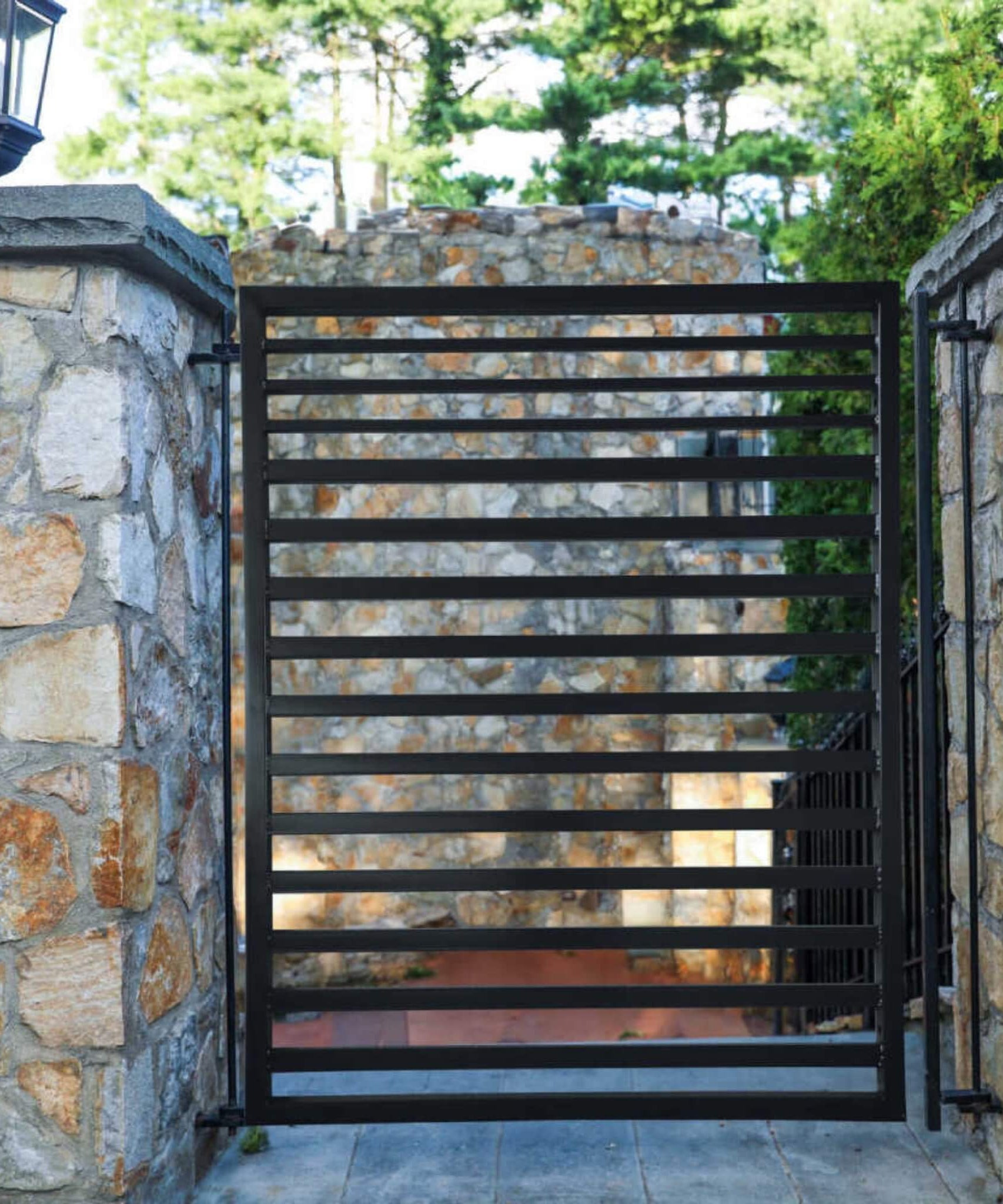 5FT Heavy-Duty Sofia Powder-Coated Galvanized Steel Pedestrian Gate (SAK12567)