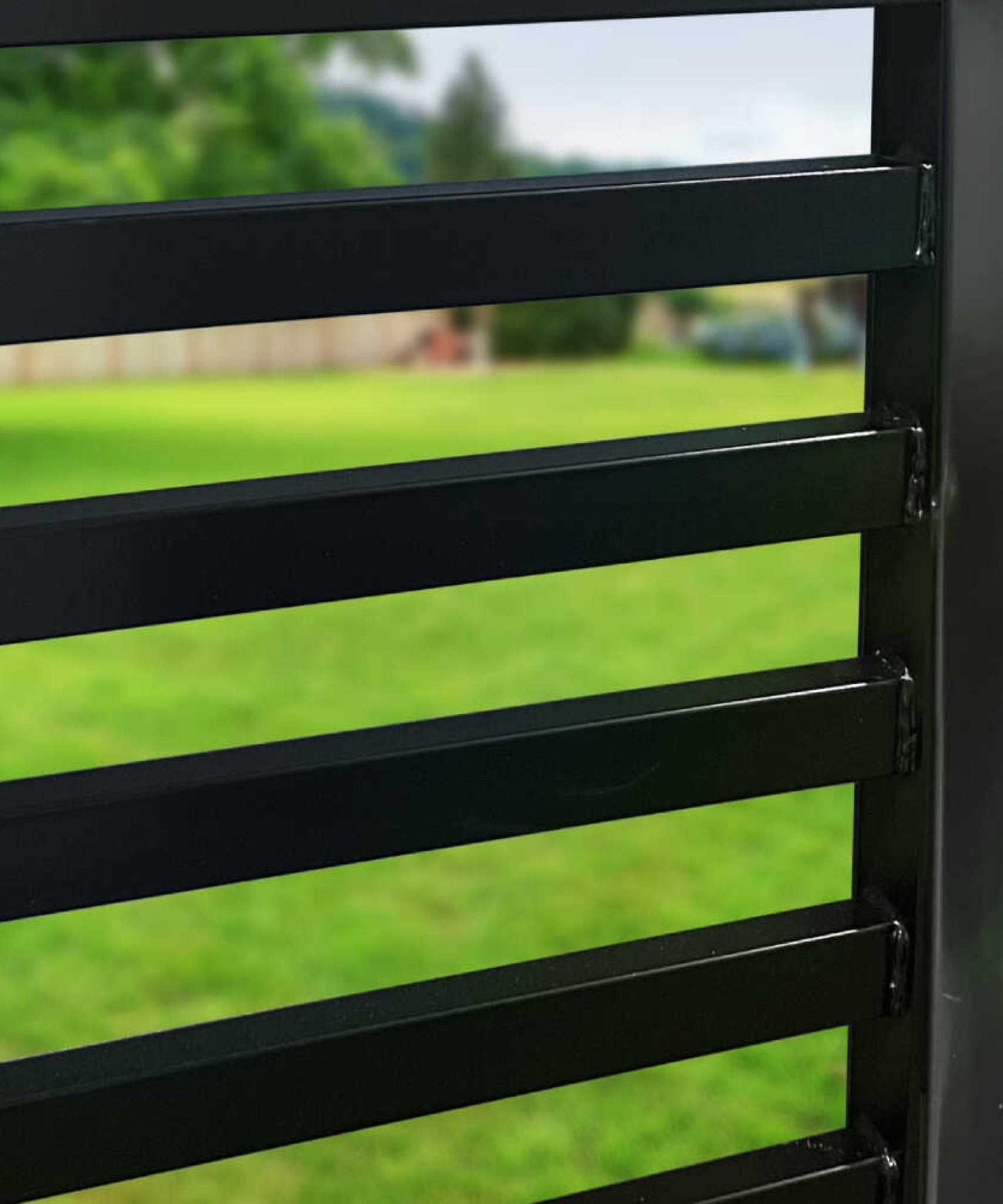 5FT Heavy-Duty Sofia Powder-Coated Galvanized Steel Pedestrian Gate (SAK12567)