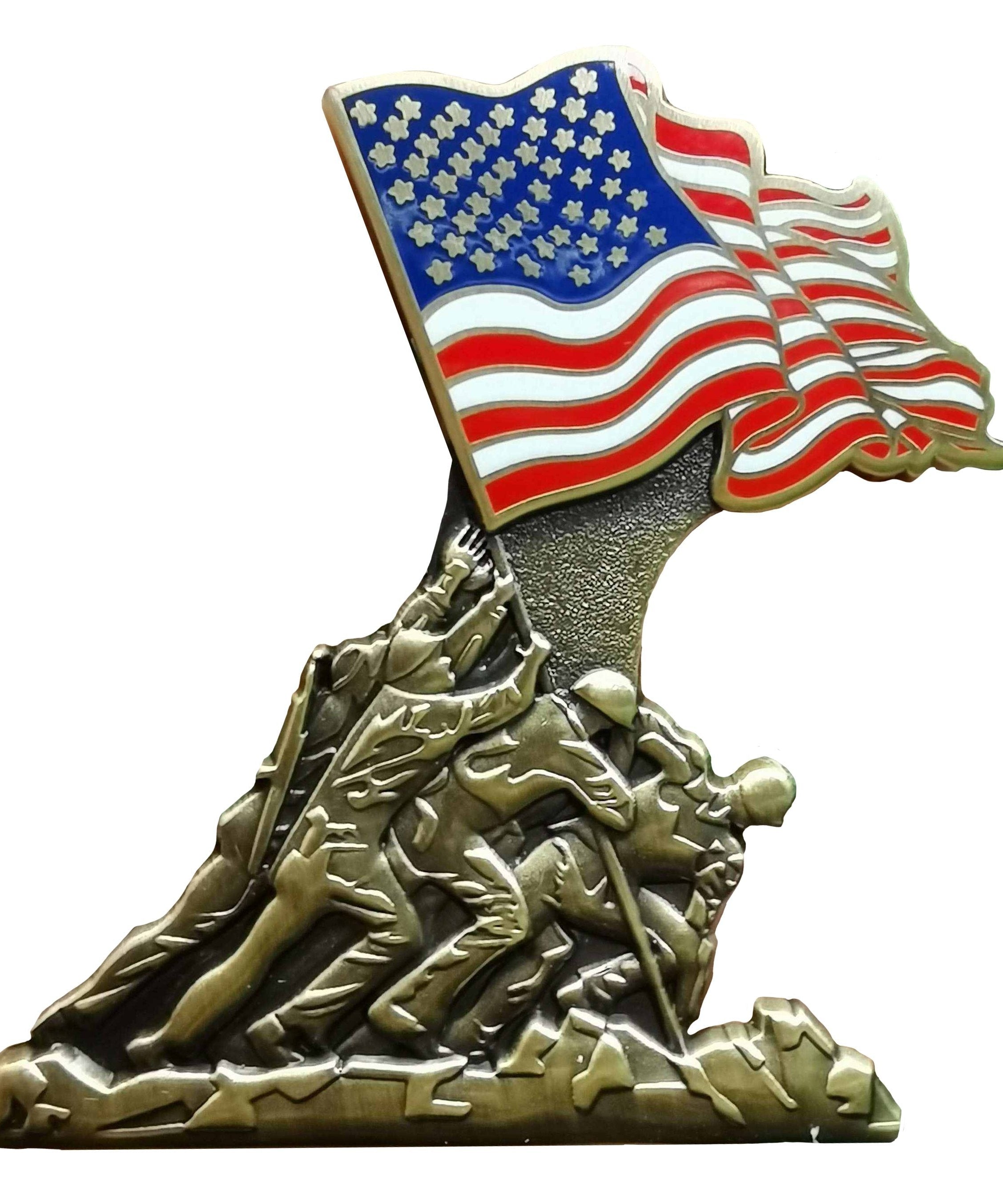 Iwo Jima 80. Jubiläum Emaille-Pin