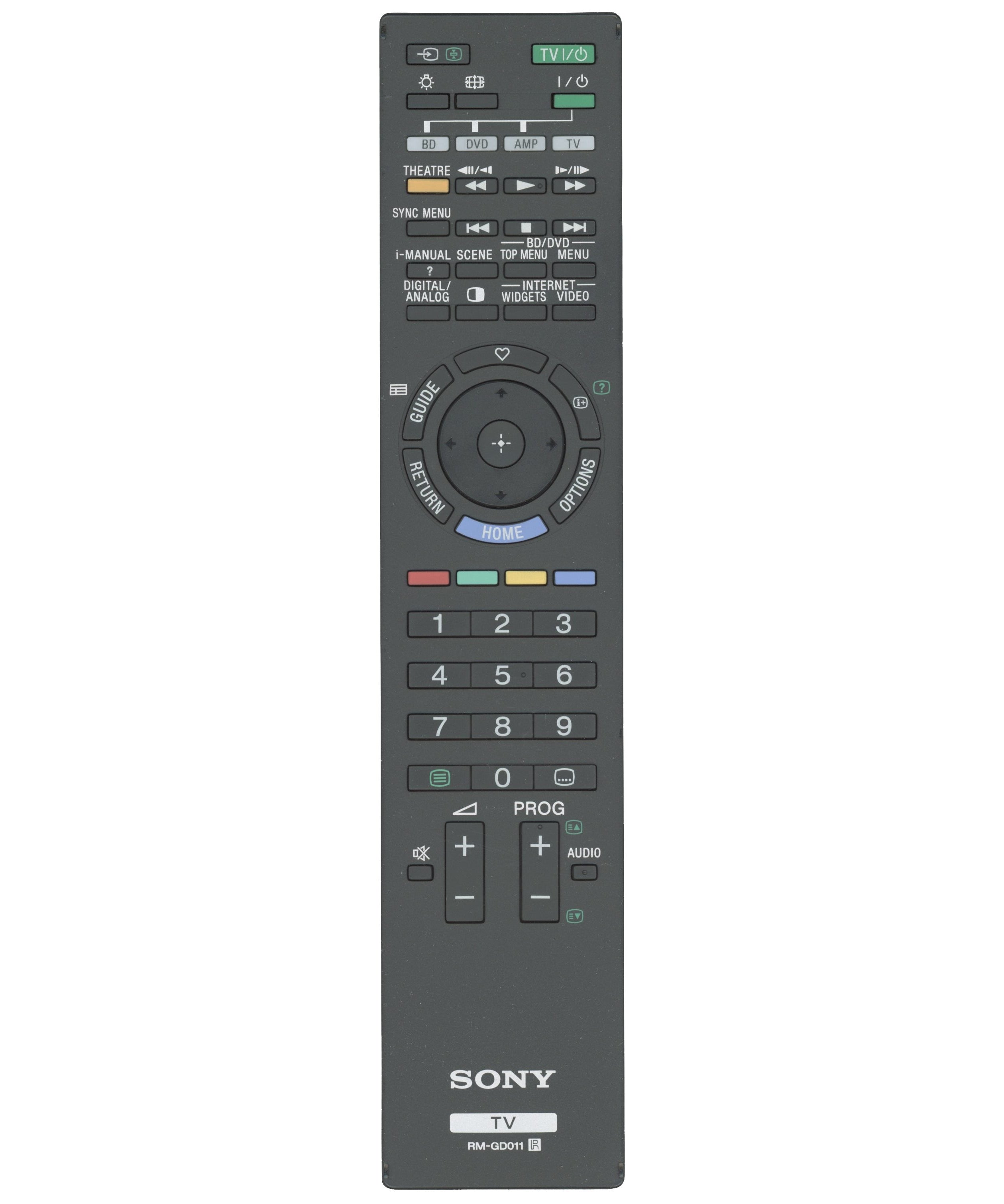 Sony RM-GD011 TV Remote Control
