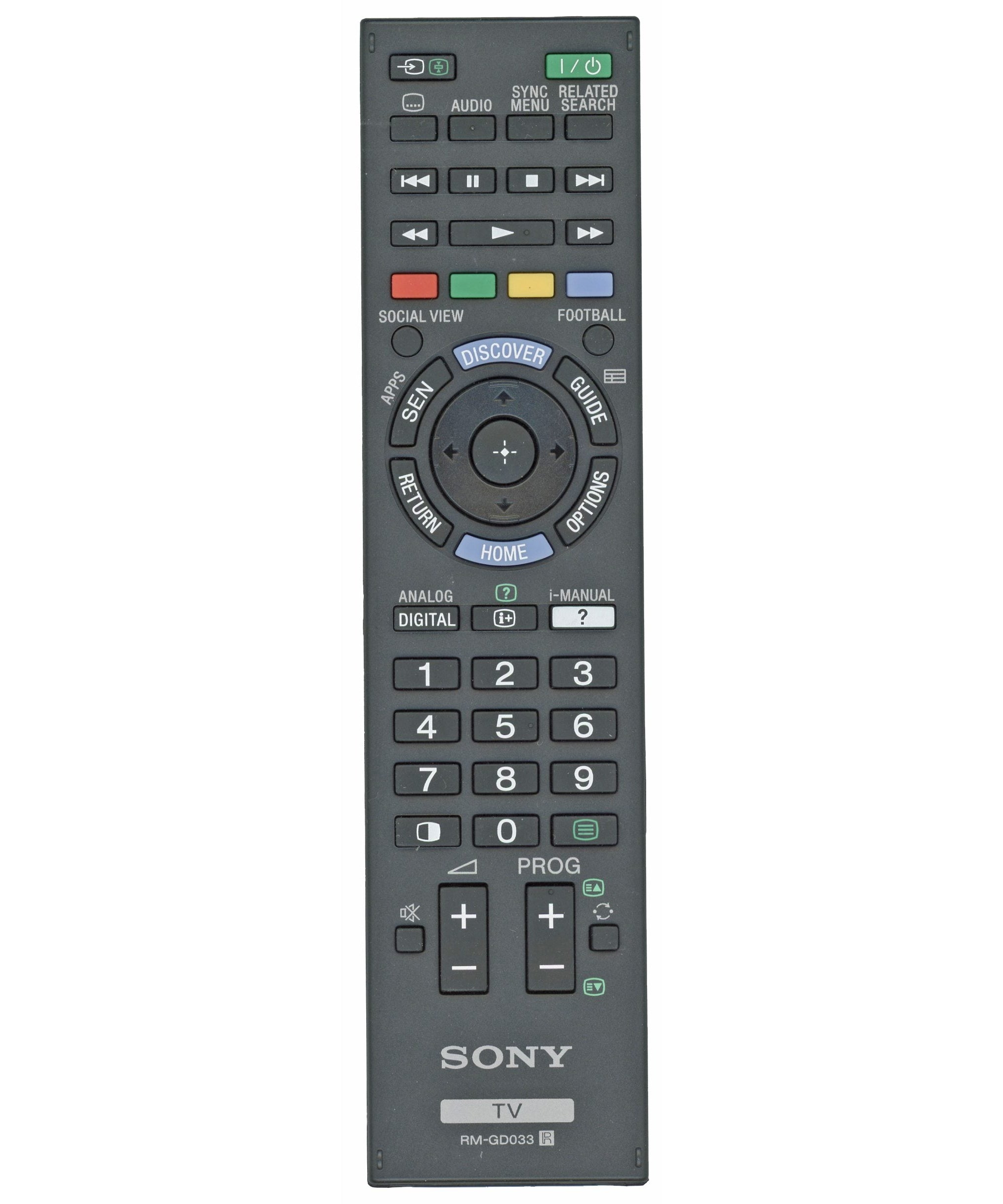 Sony RM-GD033 TV Remote Control