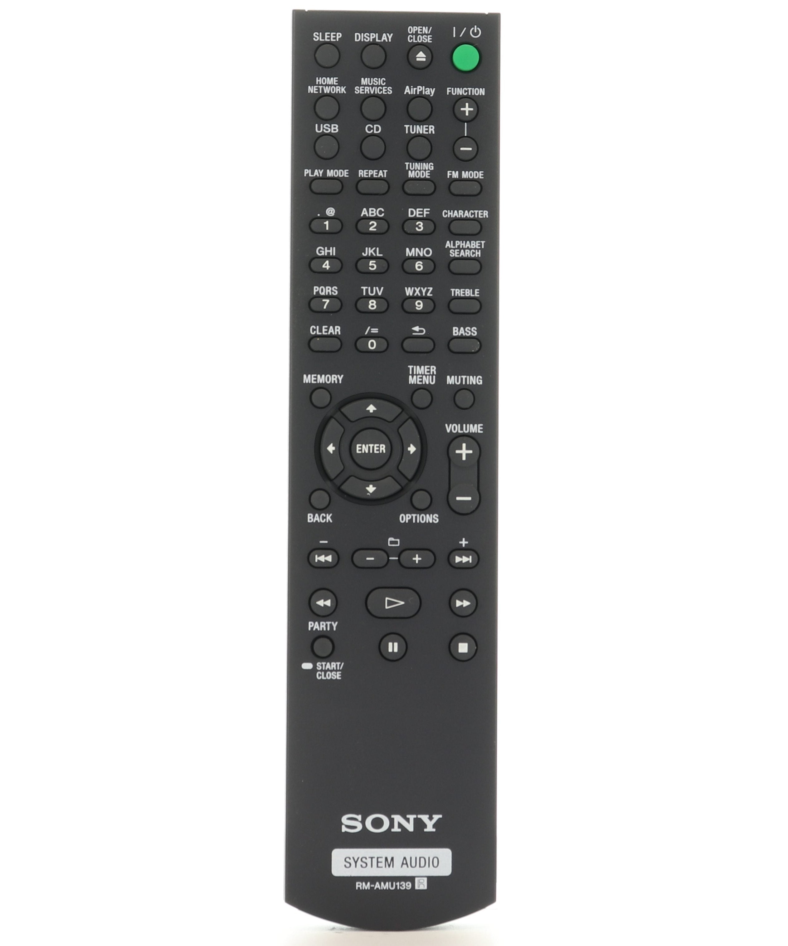 Sony RM-AMU139 Audio Remote Control - RMAMU139