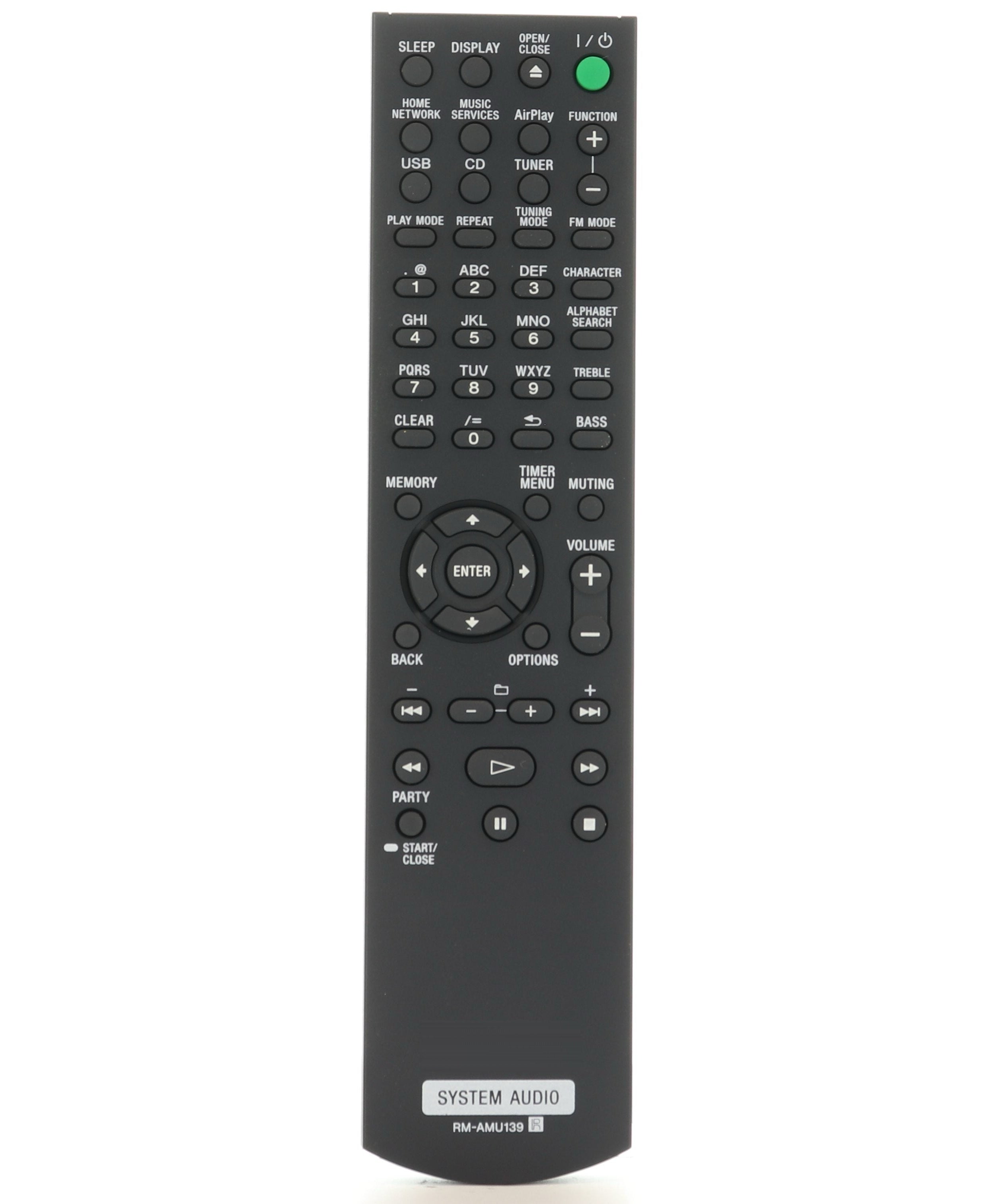 Sony RM-AMU139 Audio Remote Control - RMAMU139