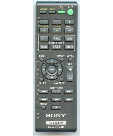 Sony RM-ANP084 SoundBar Home Theater System Audio Remote Control - 149050111 - RMANP084