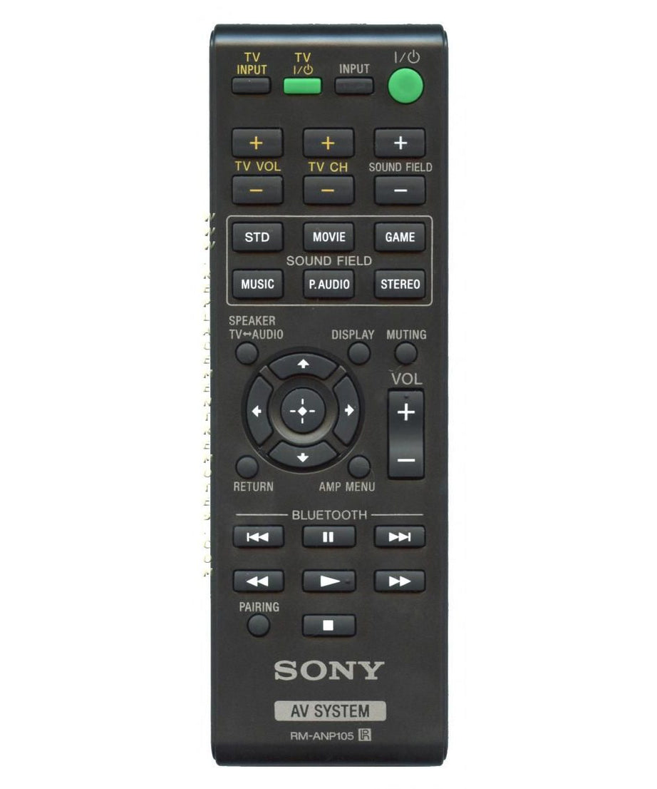 Sony RM-ANP105 Soundbar Home Theater System Audio Remote Control - 149224811 - RMANP105
