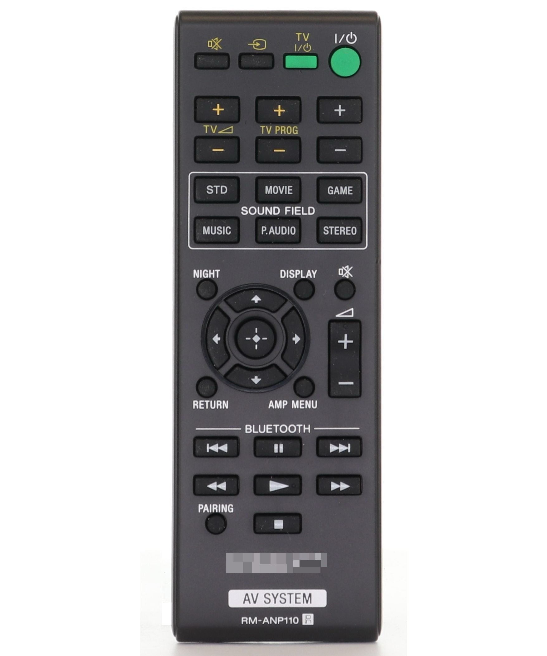 Sony RMANP110 / RMANP109 Remote Control for Soundbar Home Theater Systems - 988518850
