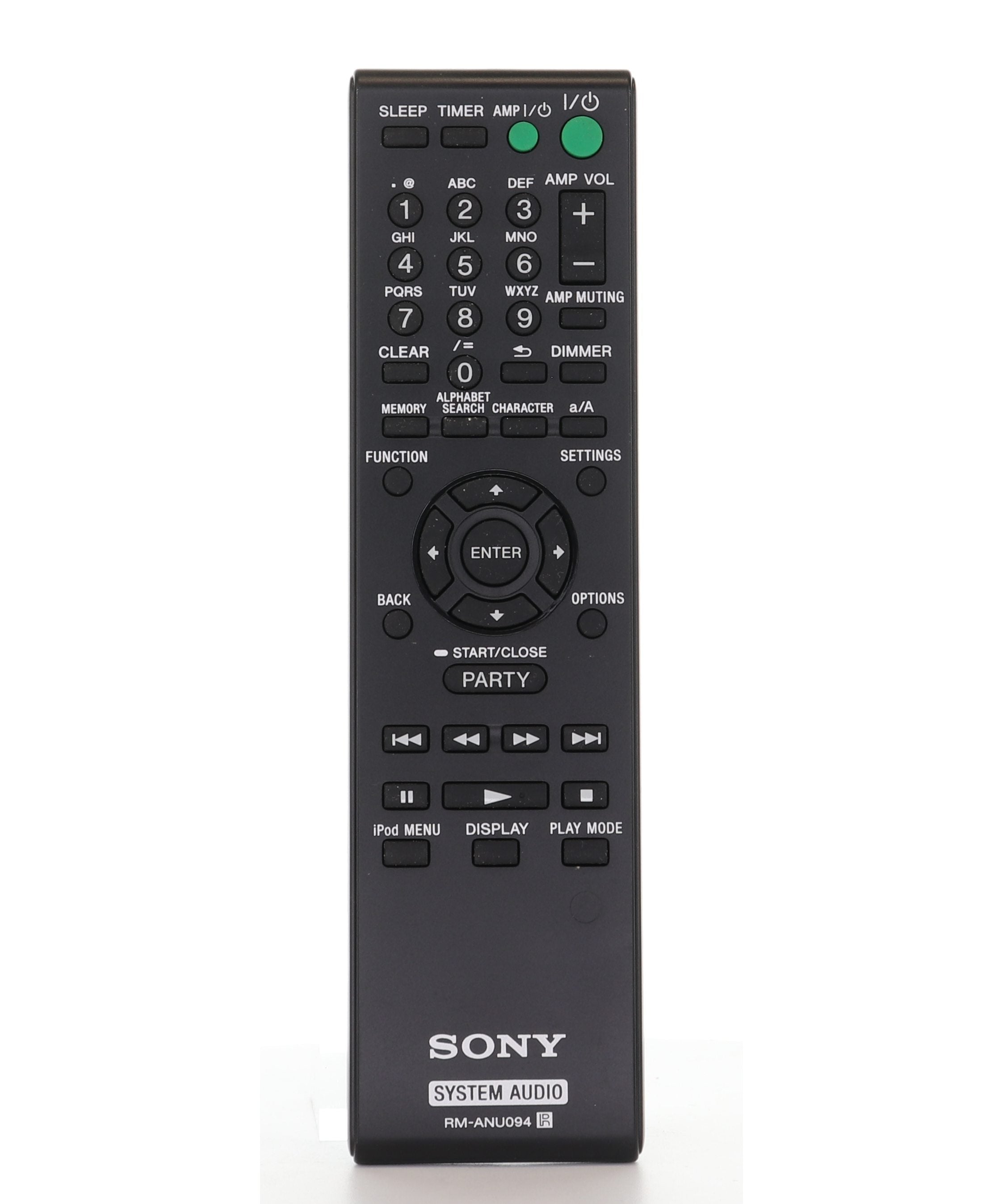 Sony RM-ANU094 Book shelf Audio Remote Control - RMANU094