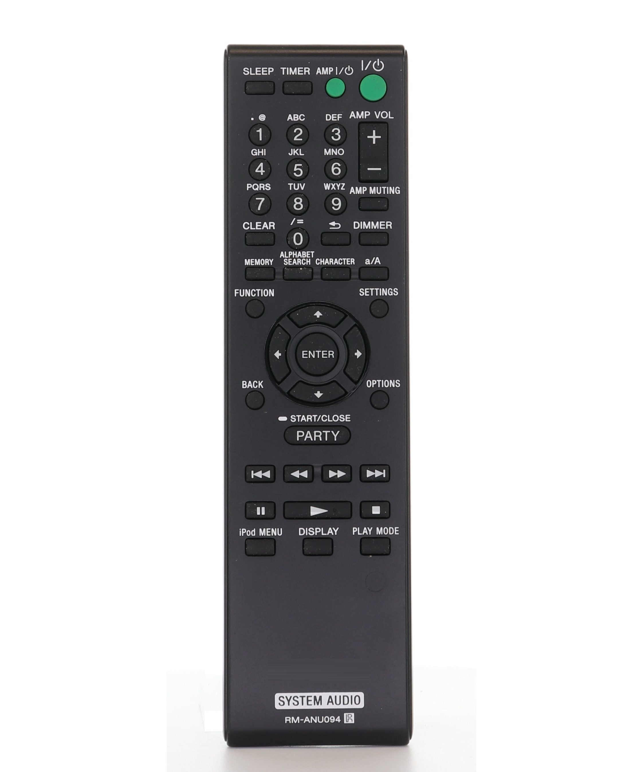 Sony RM-ANU094 Book shelf Audio Remote Control - RMANU094