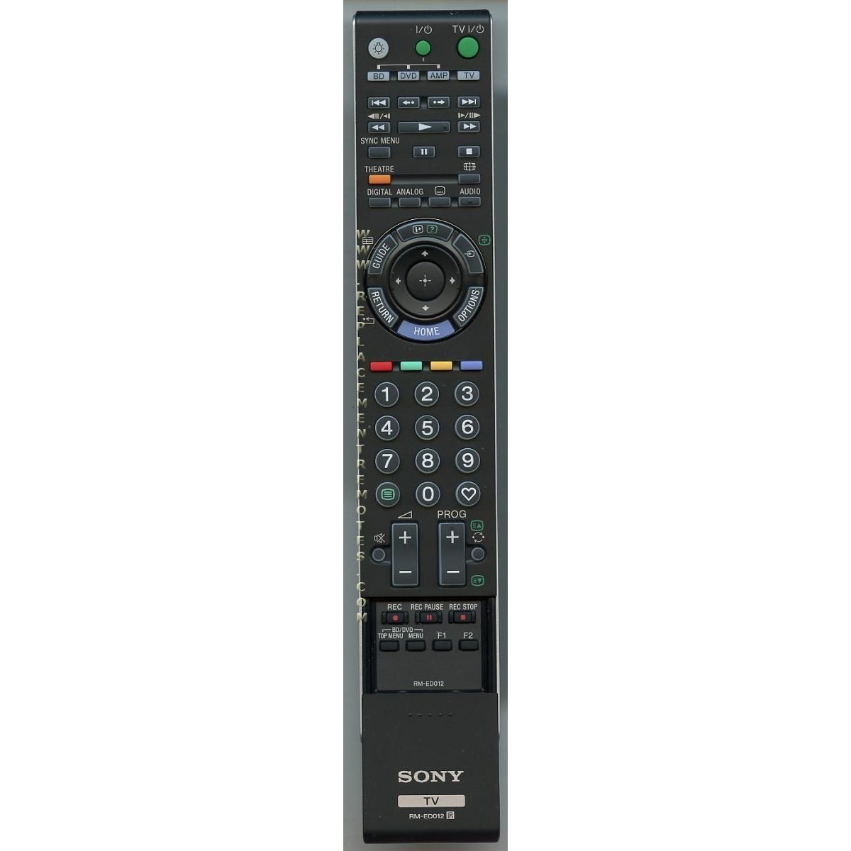 Sony RM-ED012 TV Remote Control - RMED012