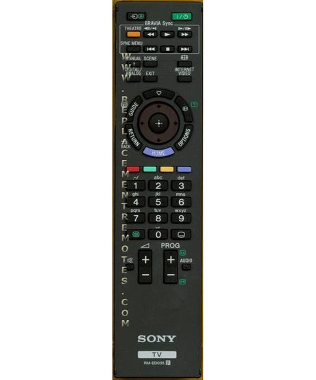 Sony RM-ED035 TV Remote Control - RMED035