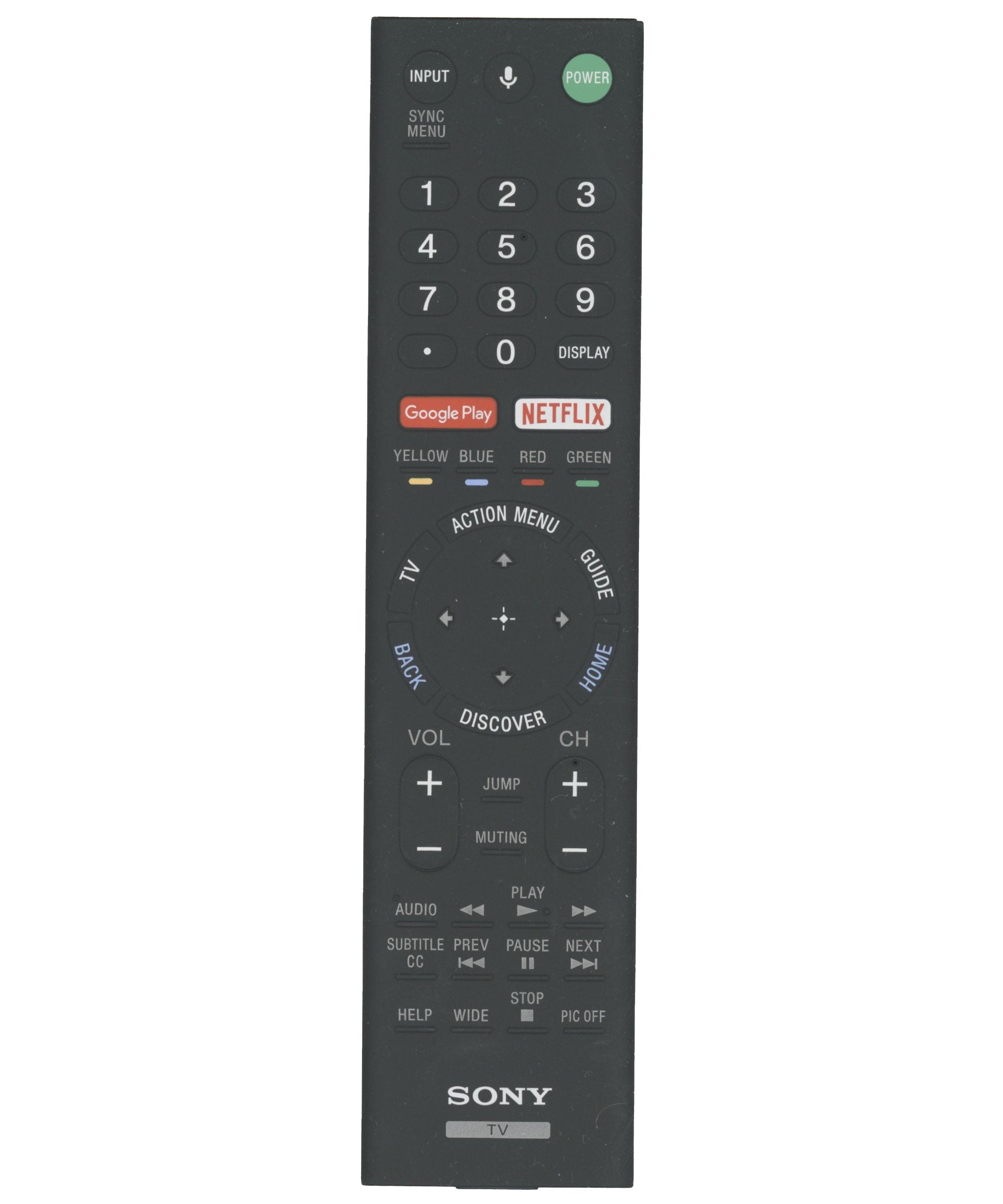 Sony RMF-TX201U Smart Google TV Remote Control | RF | Voice - 1-493-221-11
