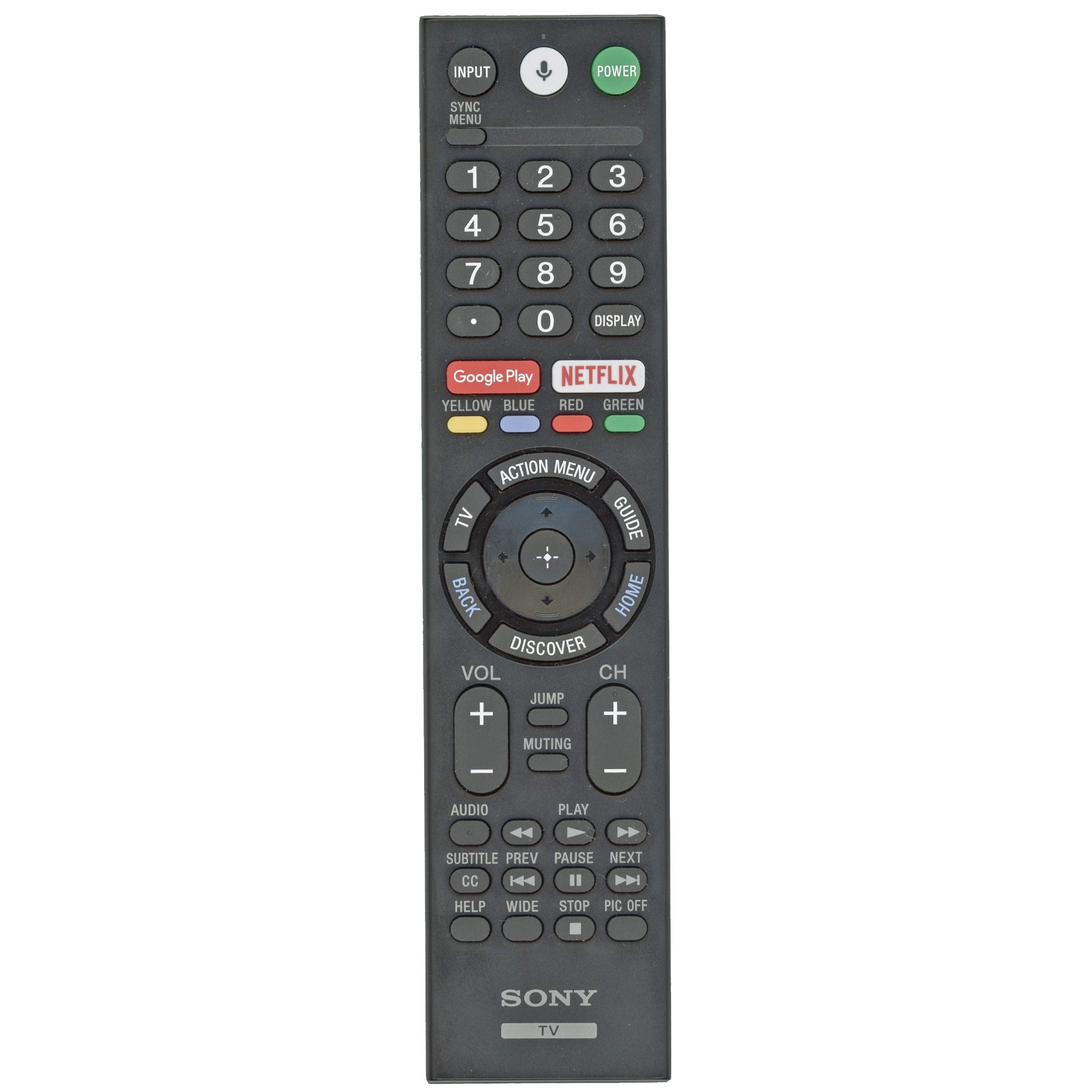 Sony RMF-TX300U Bravia TV Remote Control | Smart | RF and IR | Google Voice - 1-493-318-11
