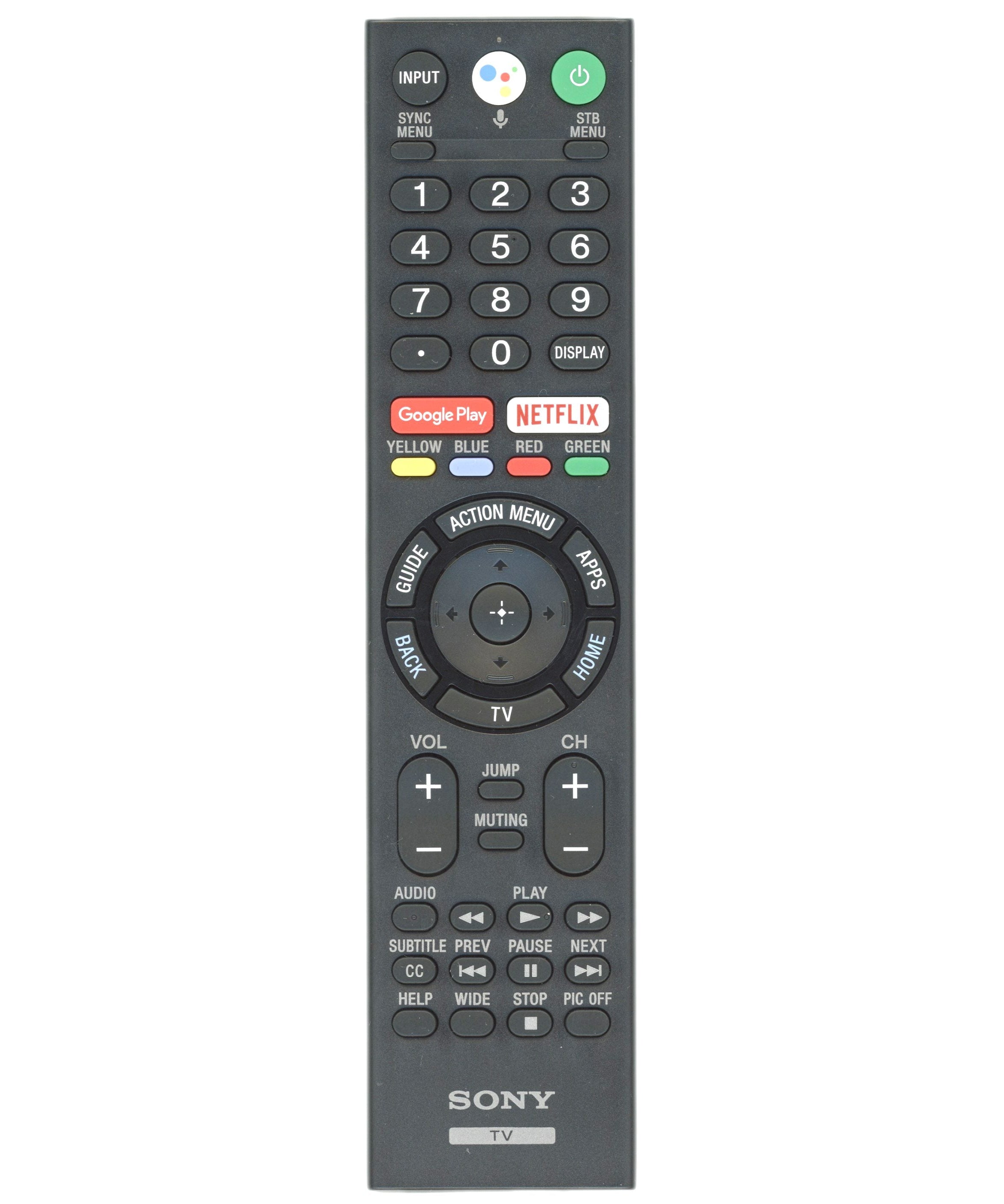 Sony RMF-TX310U Bravia TV Remote Control | Smart | RF and IR | Google Voice - 1-493-452-11