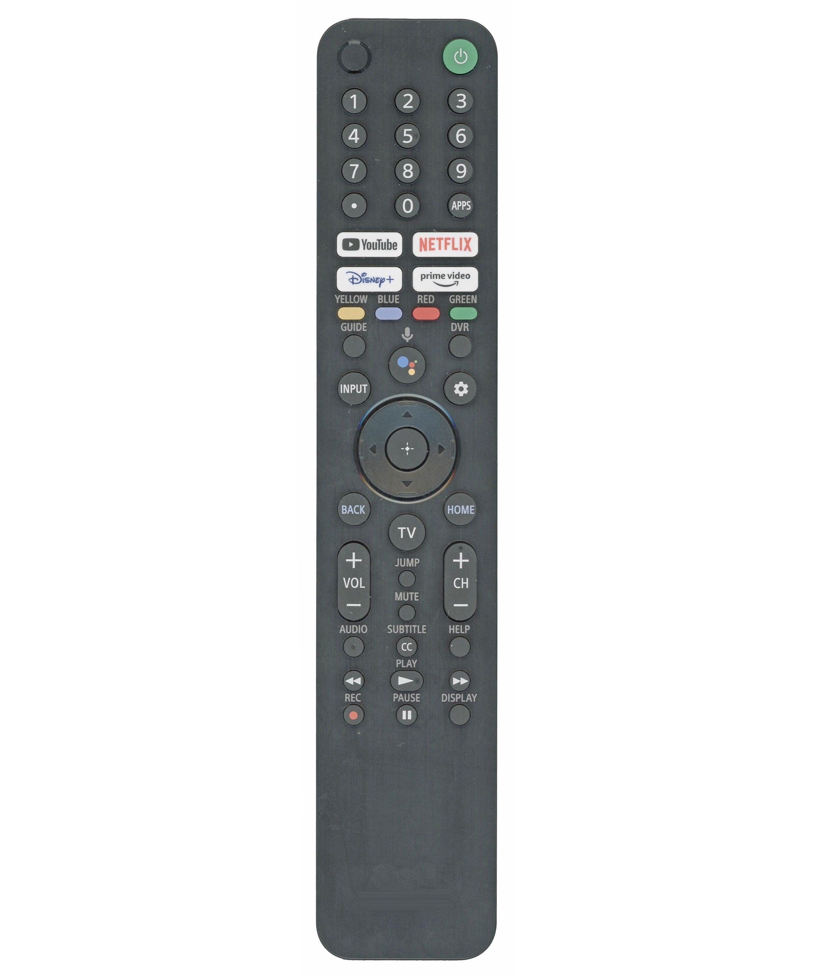 Sony RMF-TX520B Smart TV Remote Control | YouTube | Netflix | Disney + | Prime Video - 1-009-957-12
