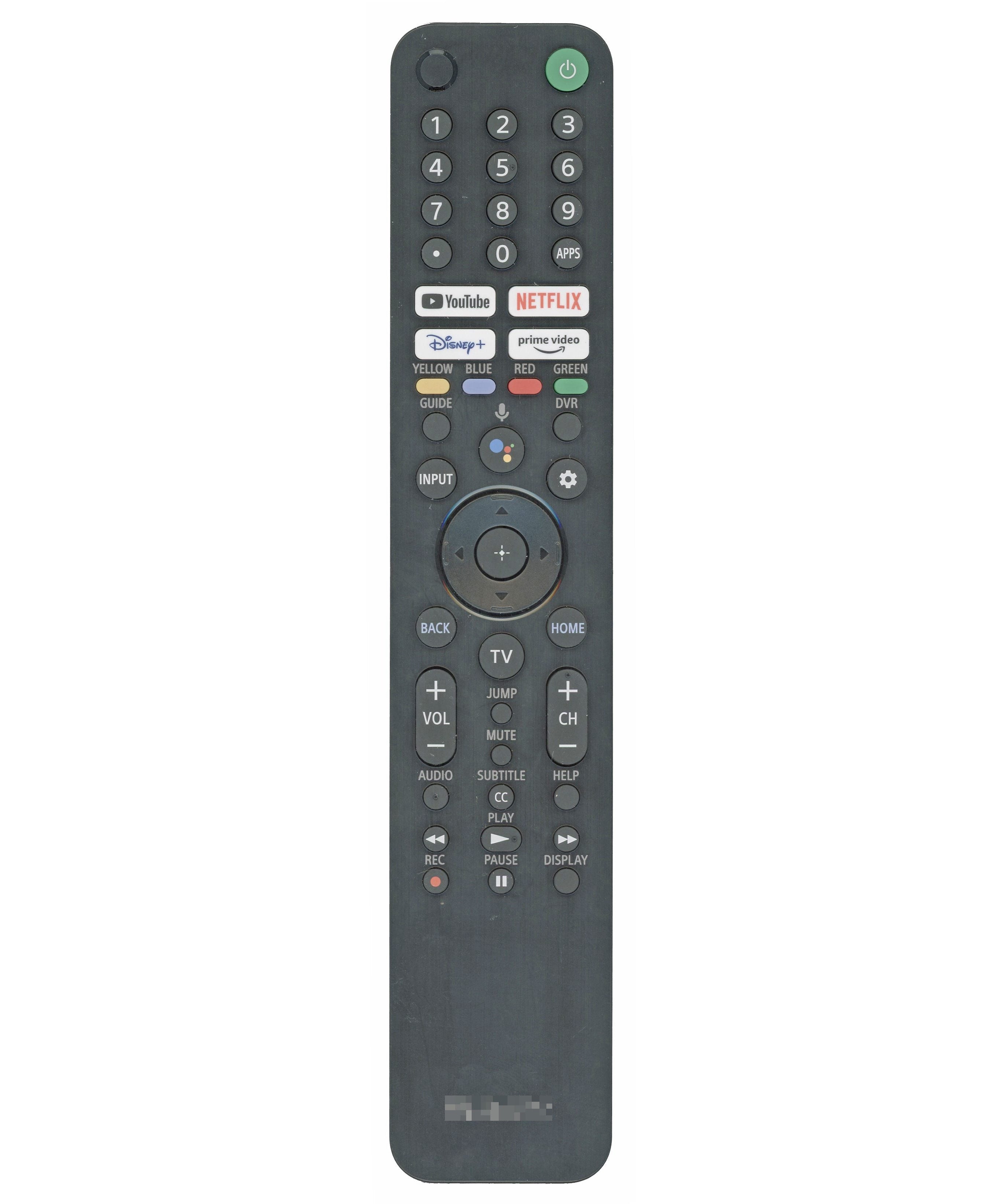 Sony RMF-TX600 Smart TV Remote Control | Voice | Metal Front - 1-493-546-12