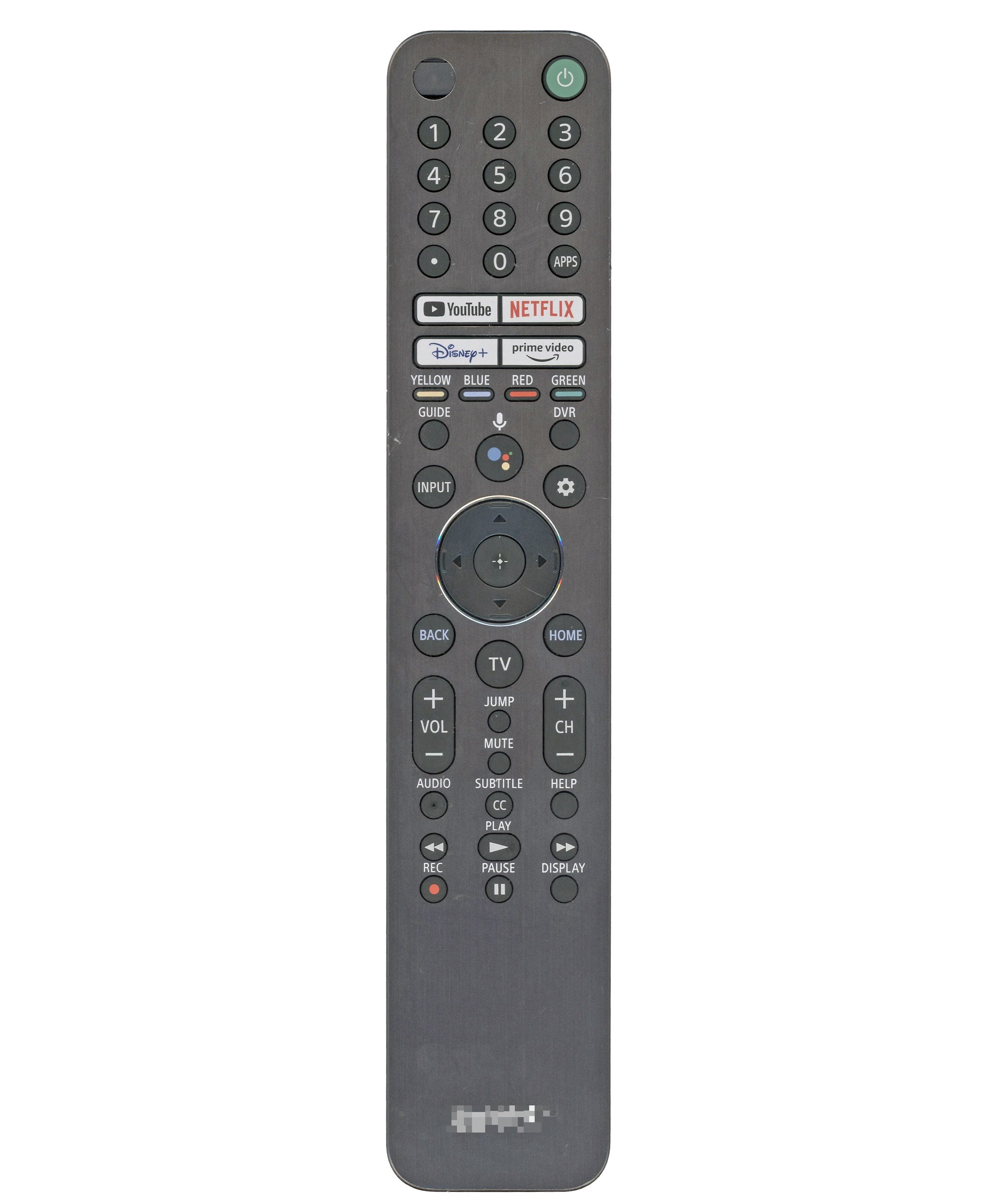 Sony RMF-TX600 Smart TV Remote Control | Voice | Metal Front - 1-493-546-12