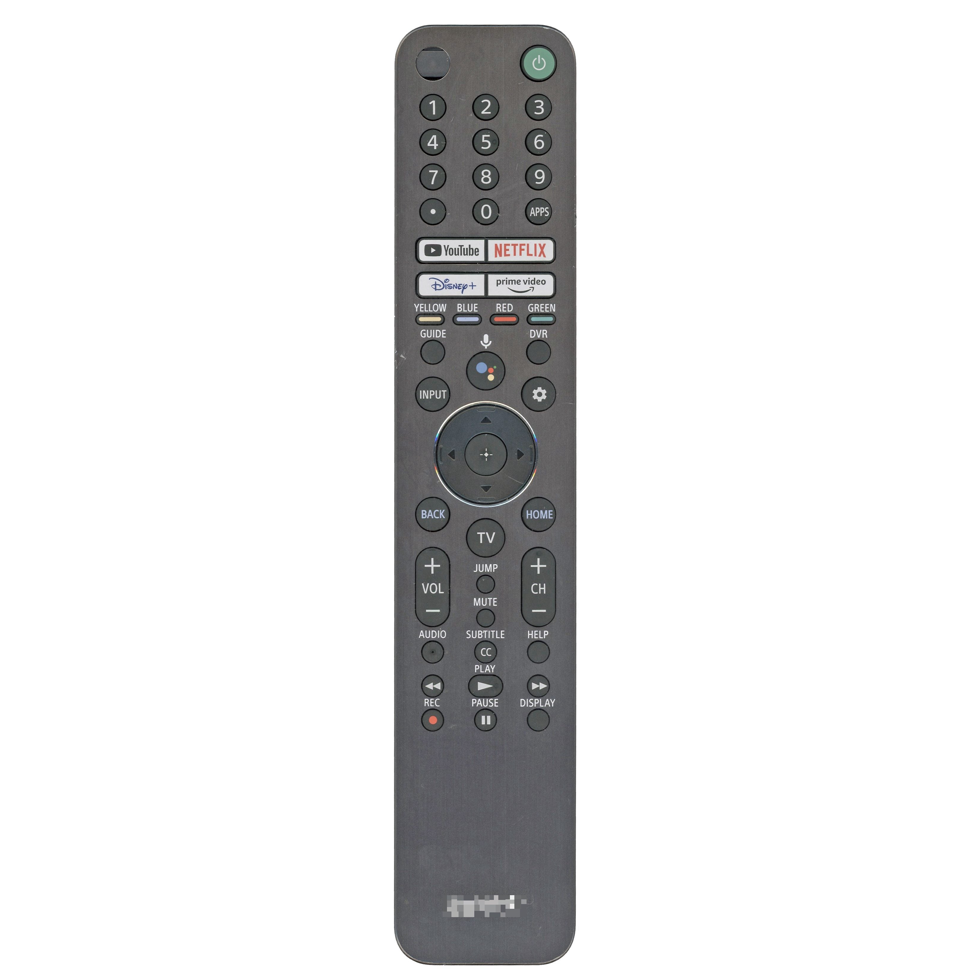 Sony RMF-TX600 Smart TV Remote Control | Voice | Metal Front - 1-493-546-12