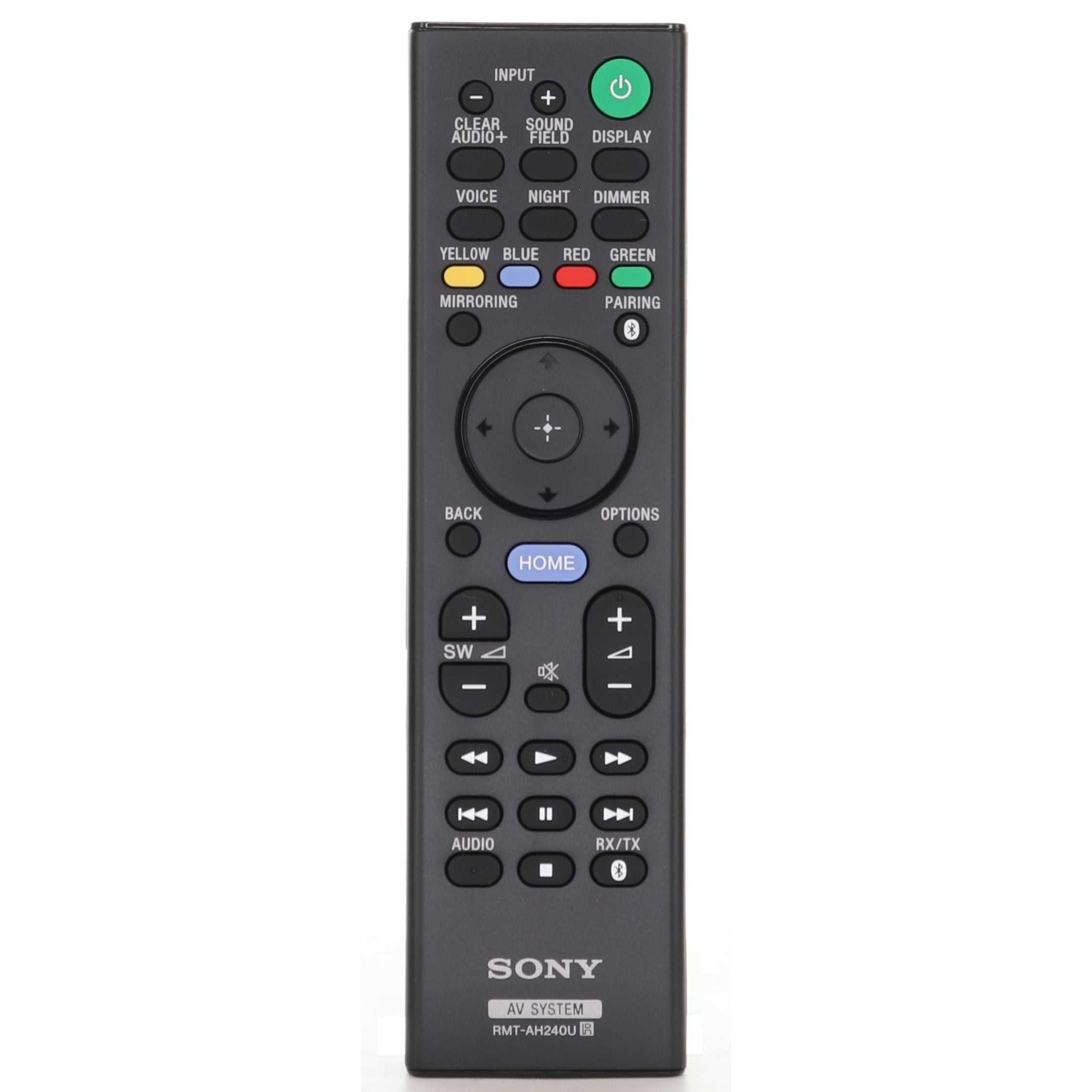 Sony RMT-AH240U Sound Bar Remote Control for HTCT790 and HTXT2 - 1-493-142-11
