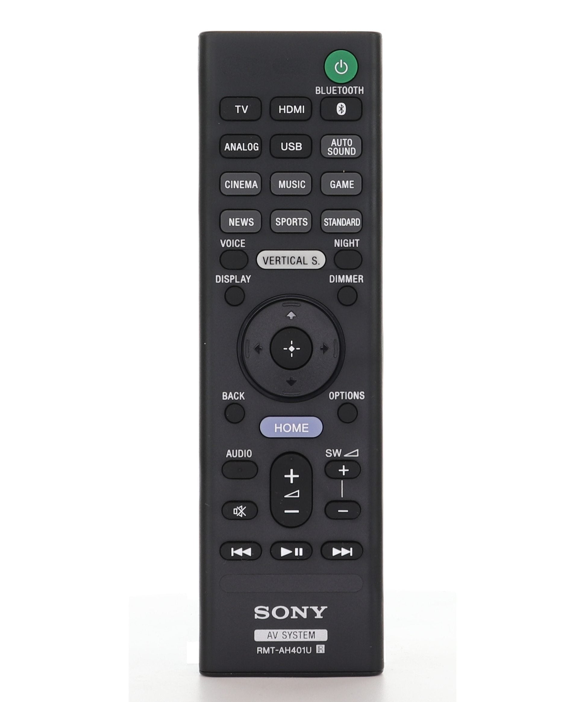 Sony RMT-AH401U Sound Bar Remote Control for HTX9000F - 1-493-354-11